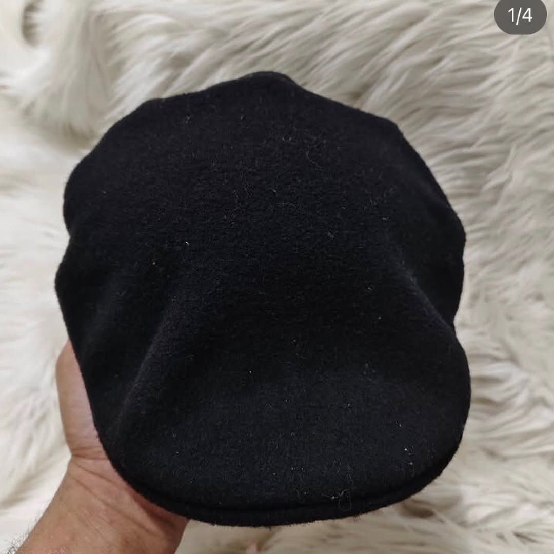 Kangol Vintage Kangol Wool Flatcap Black Flatcap newsboy cap Size L Size ONE SIZE - 8 Thumbnail