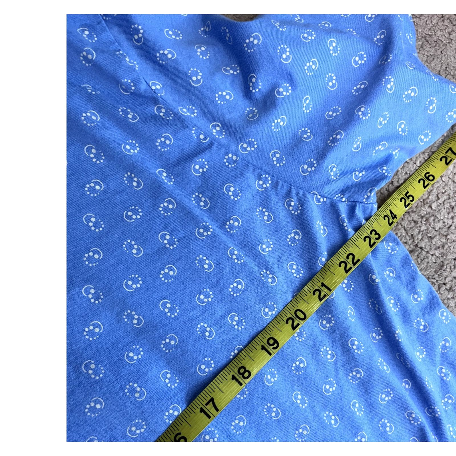 Polo Ralph Lauren Men's Light Blue Patterned Ralph Lauren Polo Shirt XXL Size US XXL / EU 58 / 5 - 4 Thumbnail