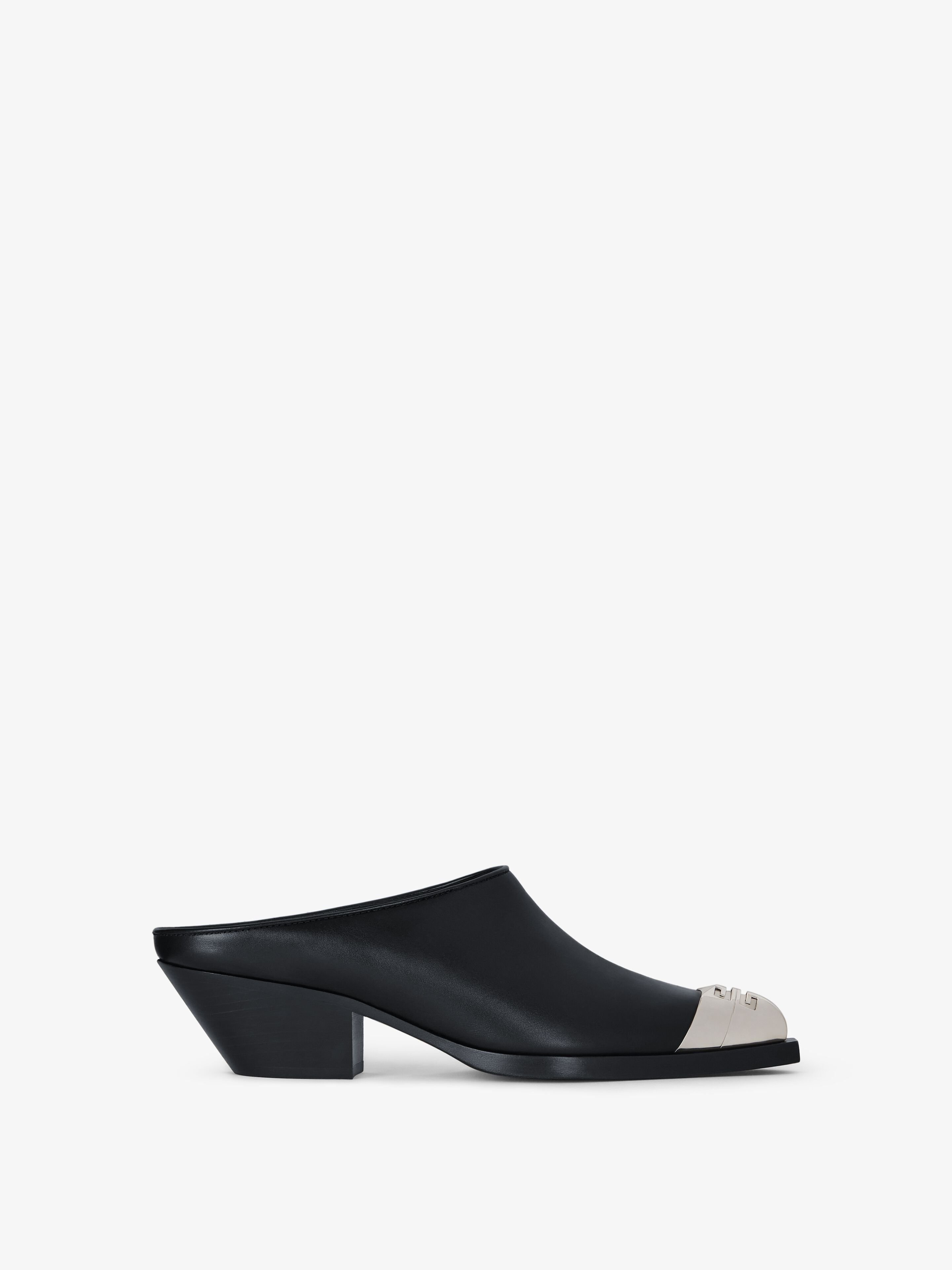 Givenchy o1srvl11e0225 Western Mules in Black/Silver Size US 6 / IT 36 - 1 Thumbnail
