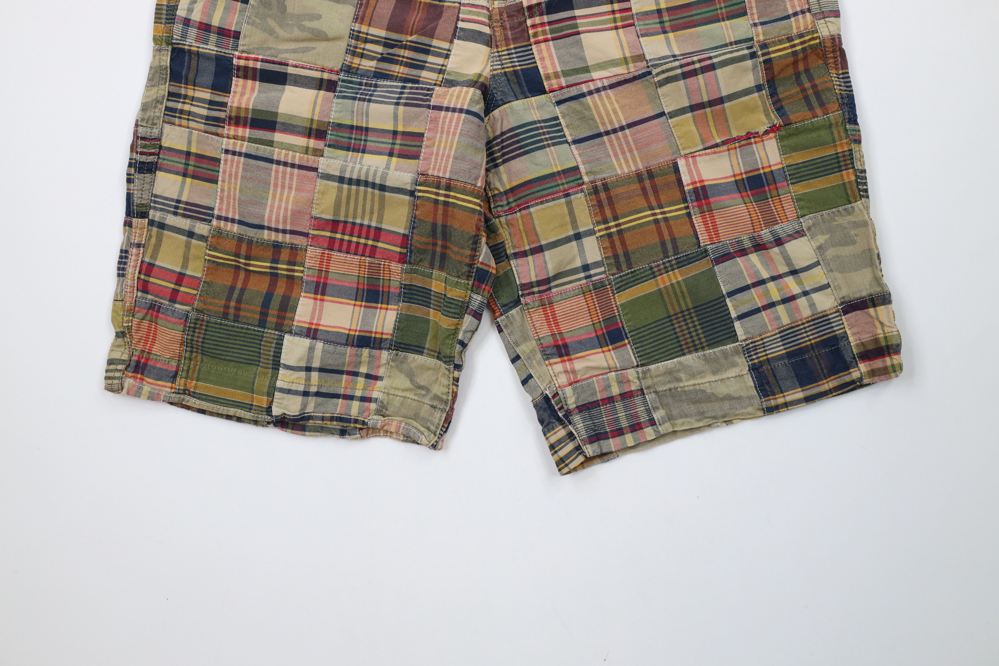 American Eagle Outfitters × Vintage Vintage American Eagle Patchwork Shorts Longer Length Size US 32 / EU 48 - 4 Thumbnail