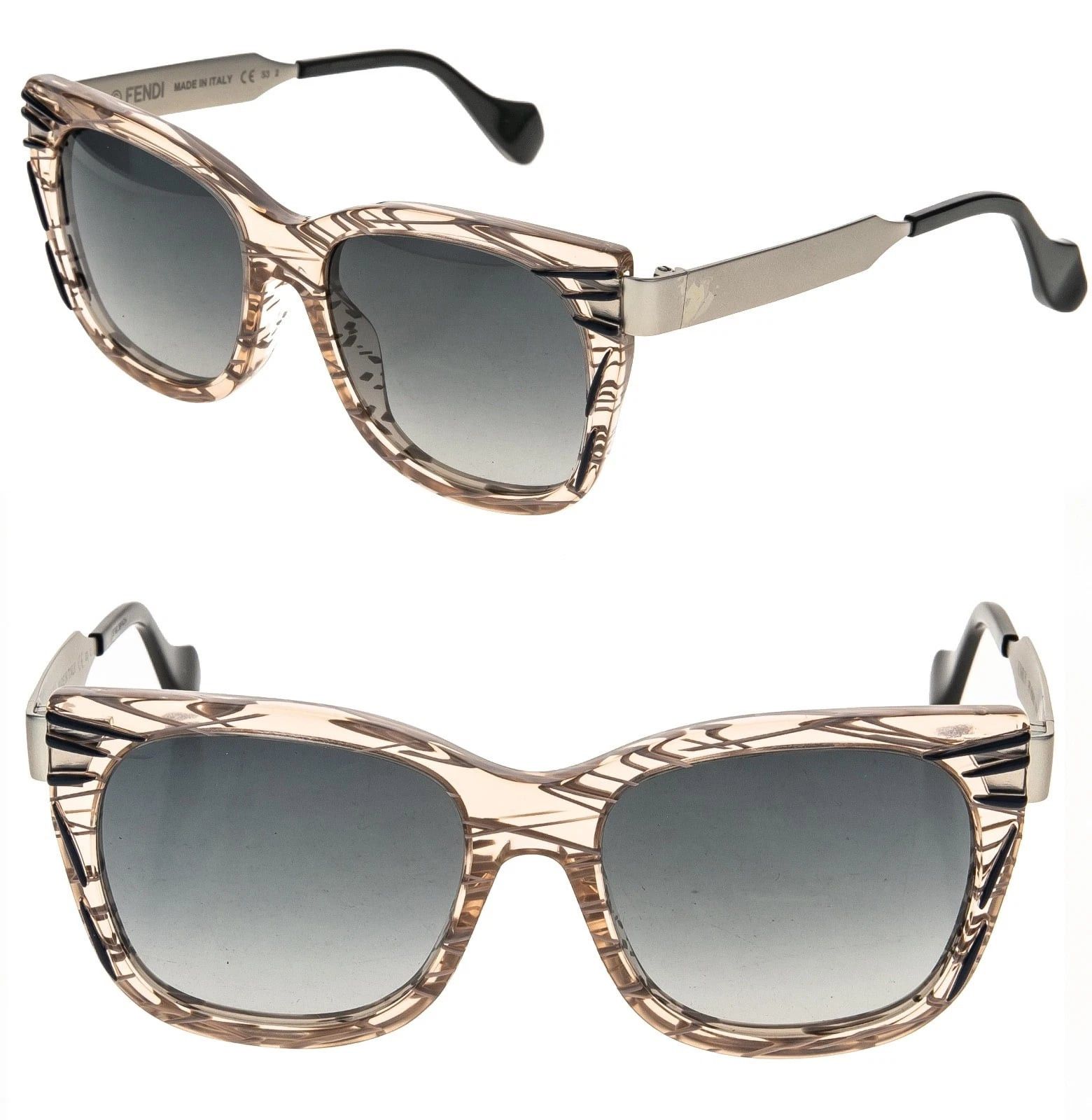FENDI FF0180S Thierry Lasry Kinky Silver Pink Square 0180
