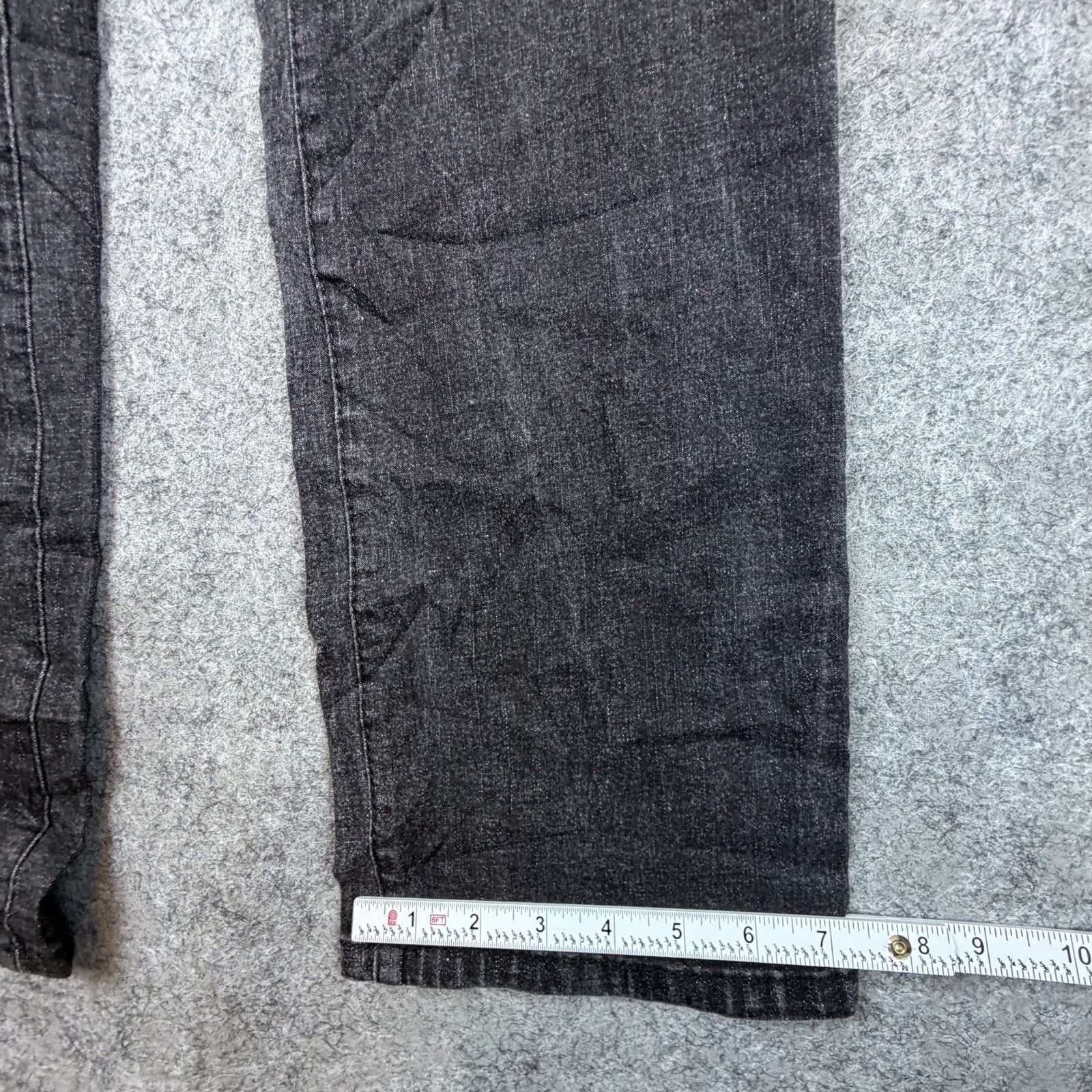 Gloria Vanderbilt Y2K Gloria Vanderbilt Amanda Jeans Womens 12 Black Denim Size 32" / US 10 / IT 46 - 4 Thumbnail