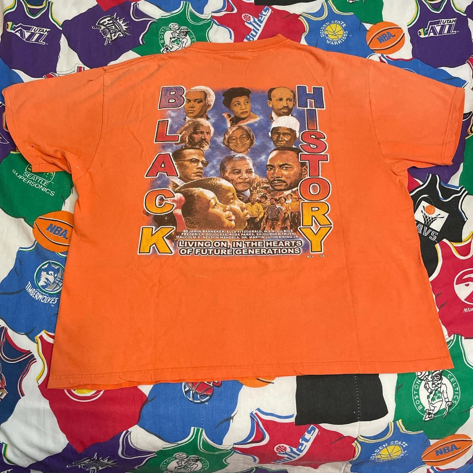 Vintage Vintage Inspiring Black History Memorial Culture Tee Size US XL / EU 56 / 4 - 2 Thumbnail
