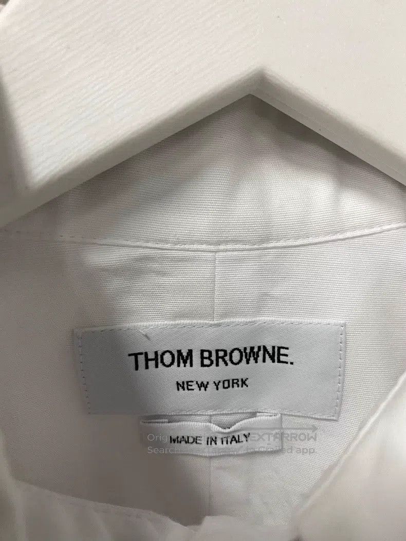 Thom Browne Thom Browne Tie Long-Sleeve Shirt Size US XS / EU 42 / 0 - 6 Thumbnail