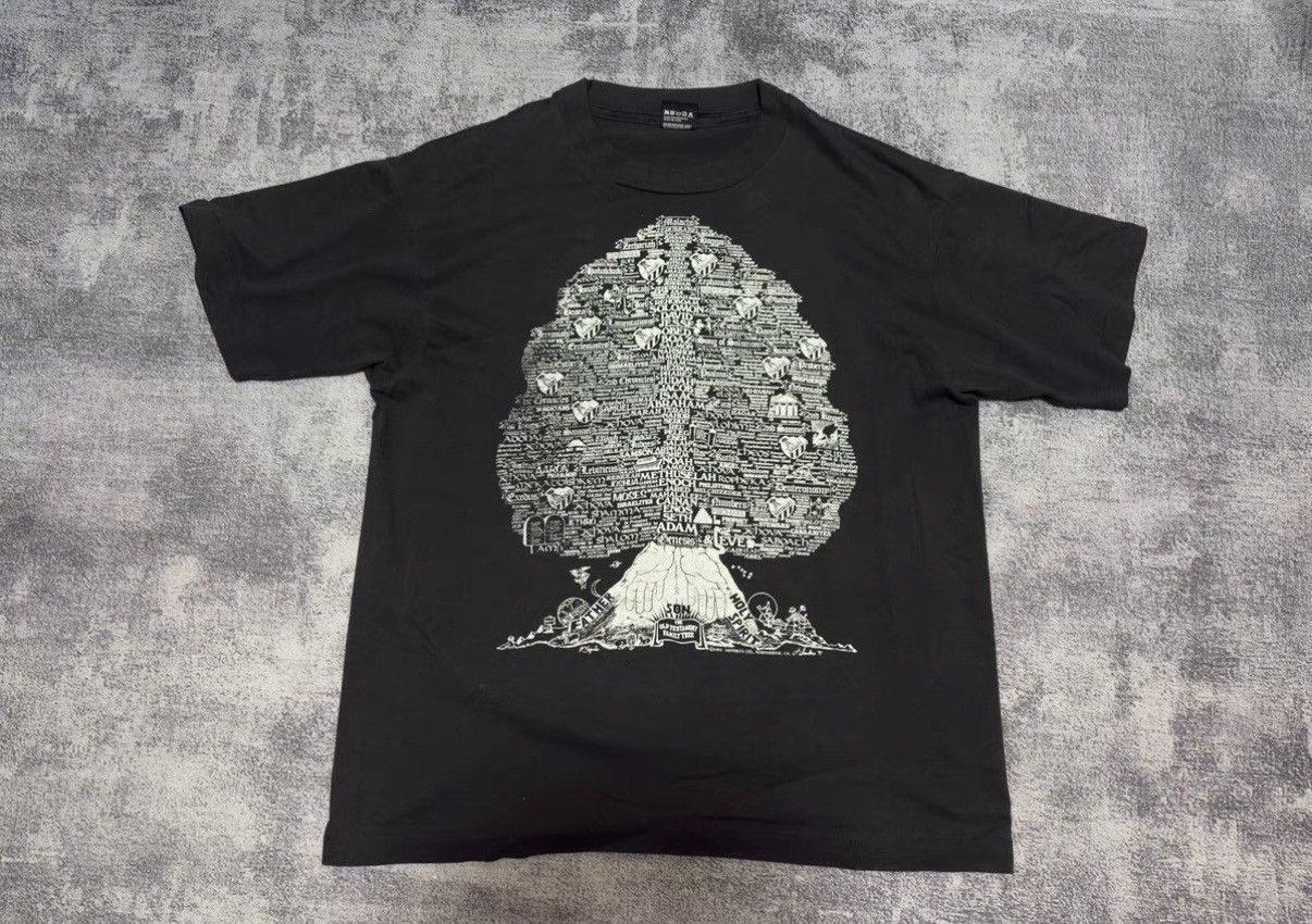 Vintage Vintage 90s Tree Short Sleeve T-Shirt Size US XL / EU 56 / 4 - 1 Thumbnail
