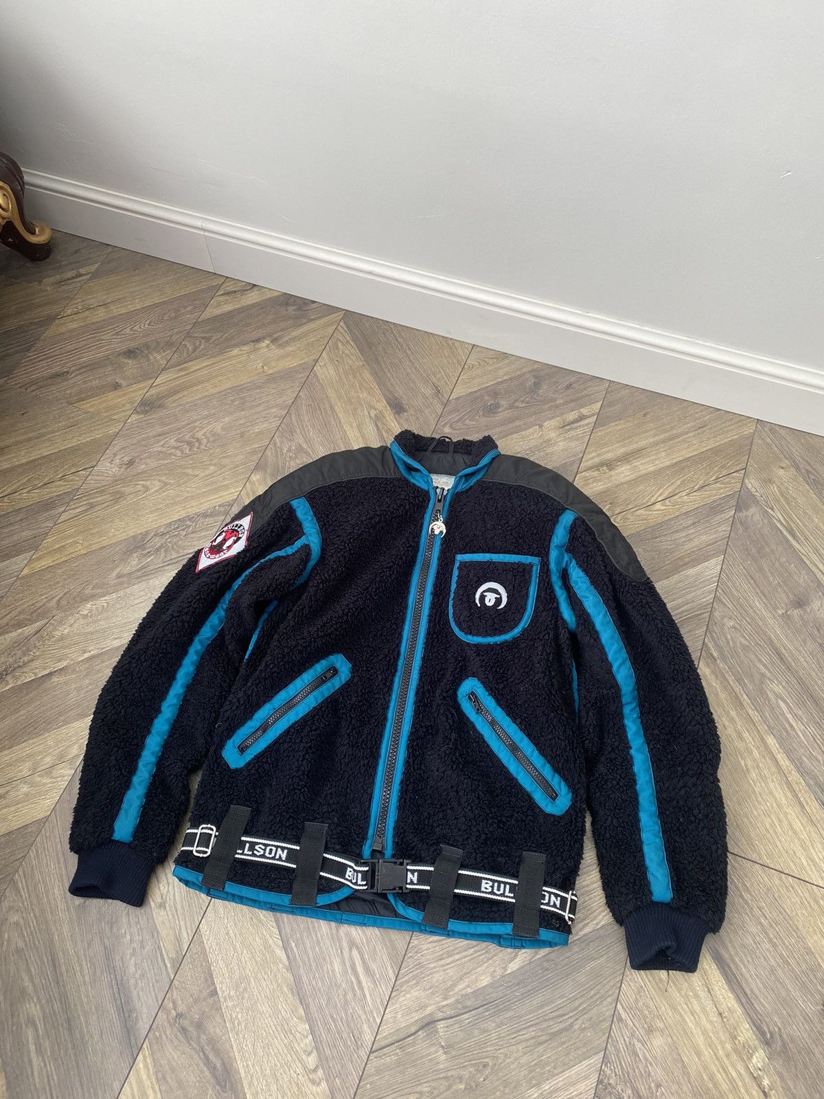 Vintage Vintage Bullson Moto Racing Sherpa Jacket Size US S / EU 44-46 / 1 - 3 Thumbnail