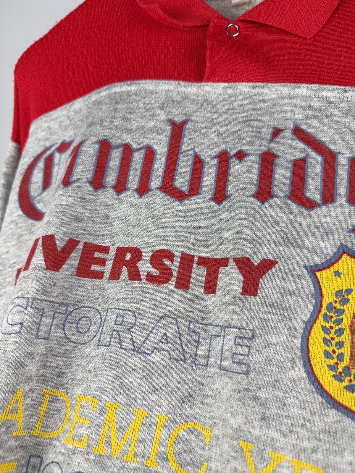 Vintage Vintage 98-99 Cambridge University Academinc year Sweatshirt Size US S / EU 44-46 / 1 - 5 Thumbnail