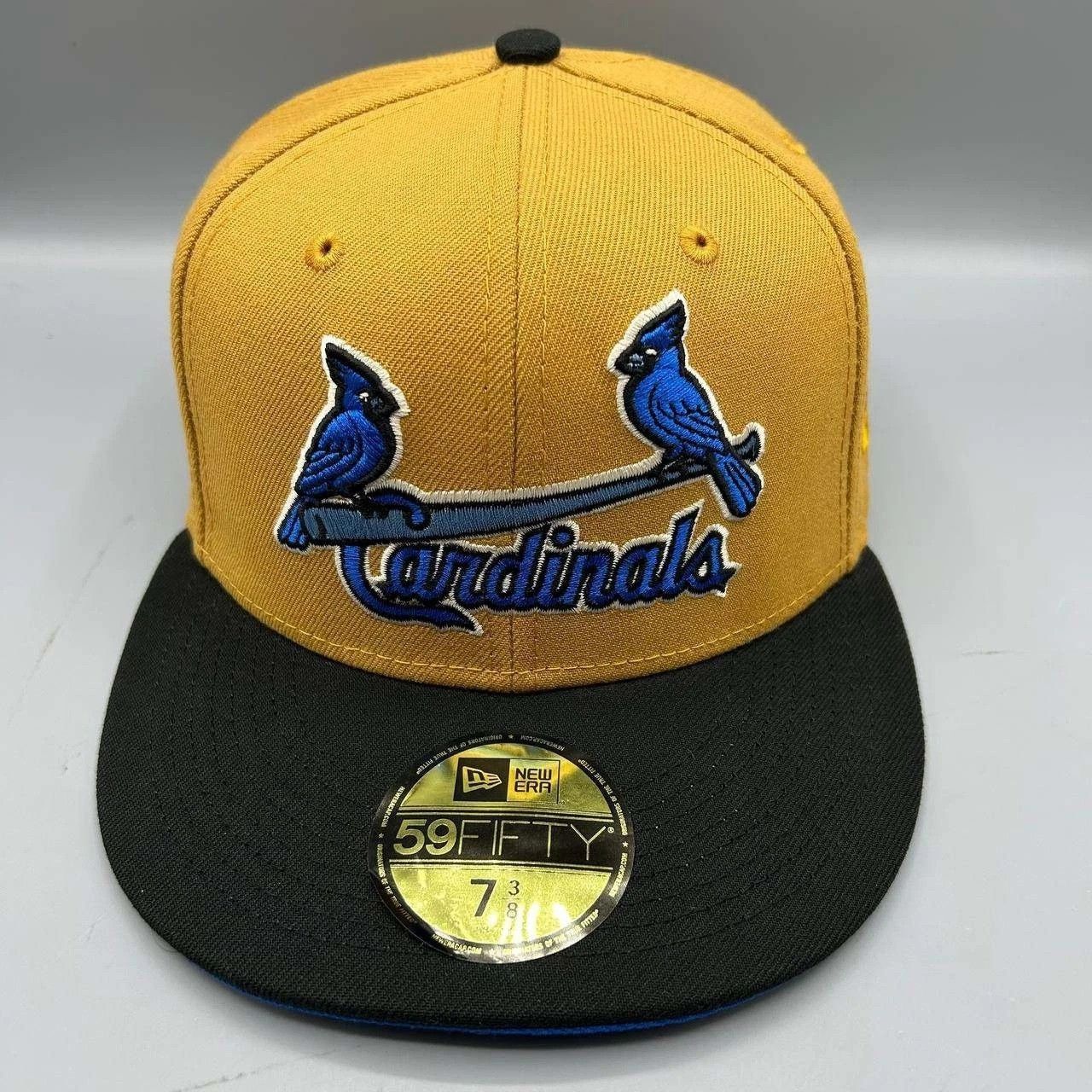 New Era St. Louis Cardinals Hat Men 7 3/8 Brown Black MLB Fitted Cap Size ONE SIZE - 1 Thumbnail