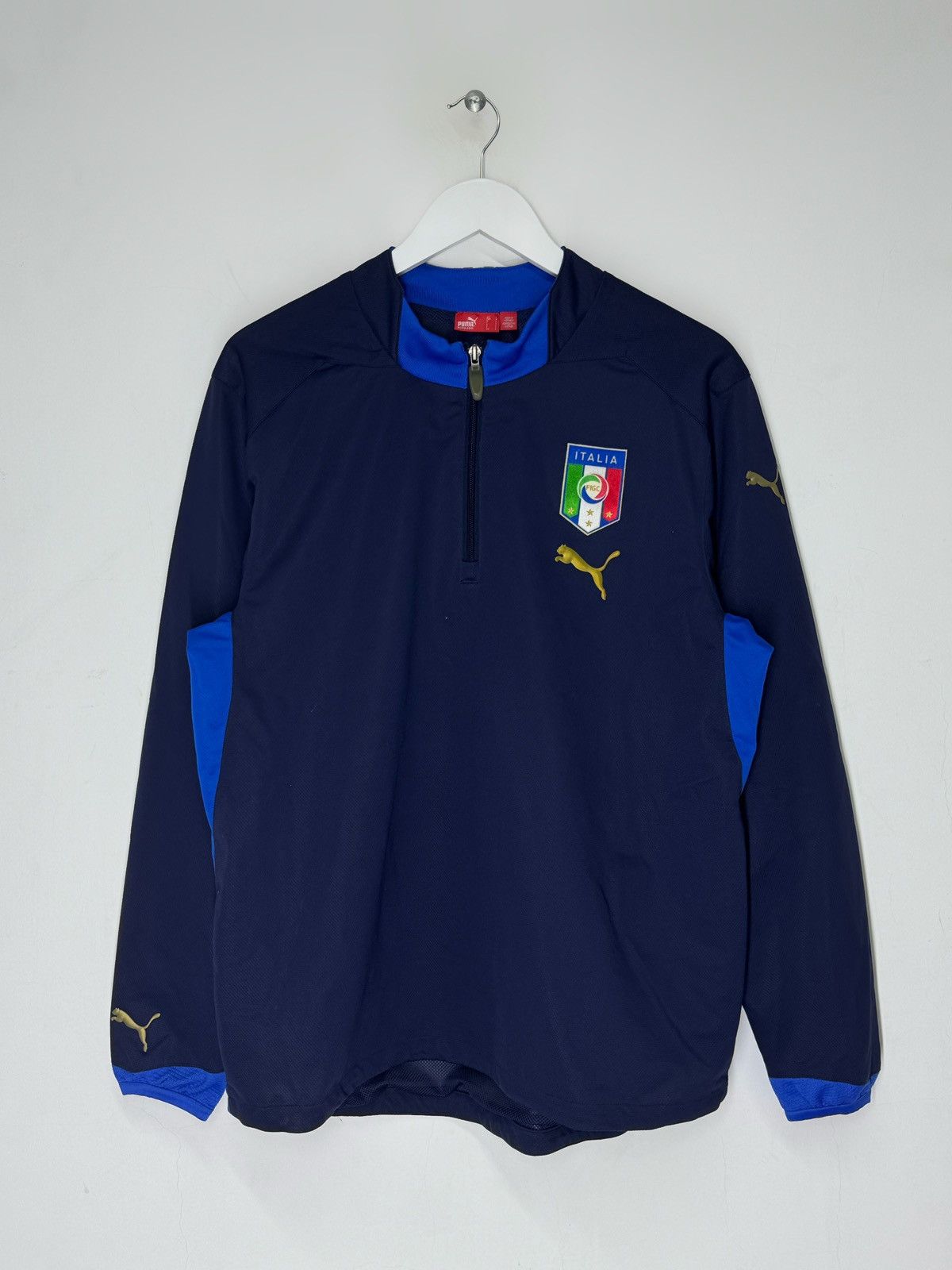Puma Puma Italy 1/4 Zip Drill Top World Cup Size US L / EU 52-54 / 3 - 1 Thumbnail