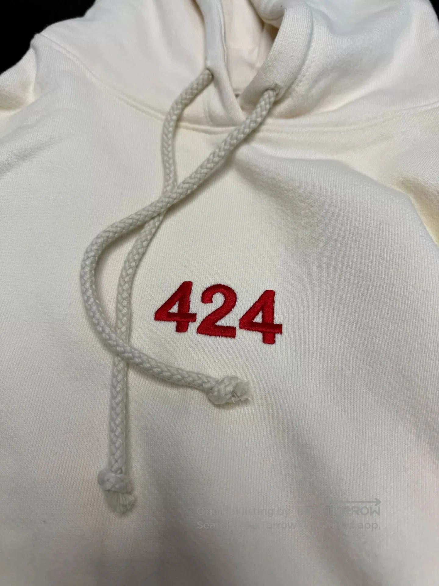 424 424 White Pullover Hoodie M. Size US M / EU 48-50 / 2 - 4 Thumbnail