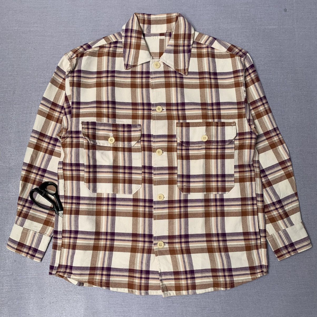 GU gu japanese double pocket flannel shirt button Size US S / EU 44-46 / 1 - 1 Thumbnail