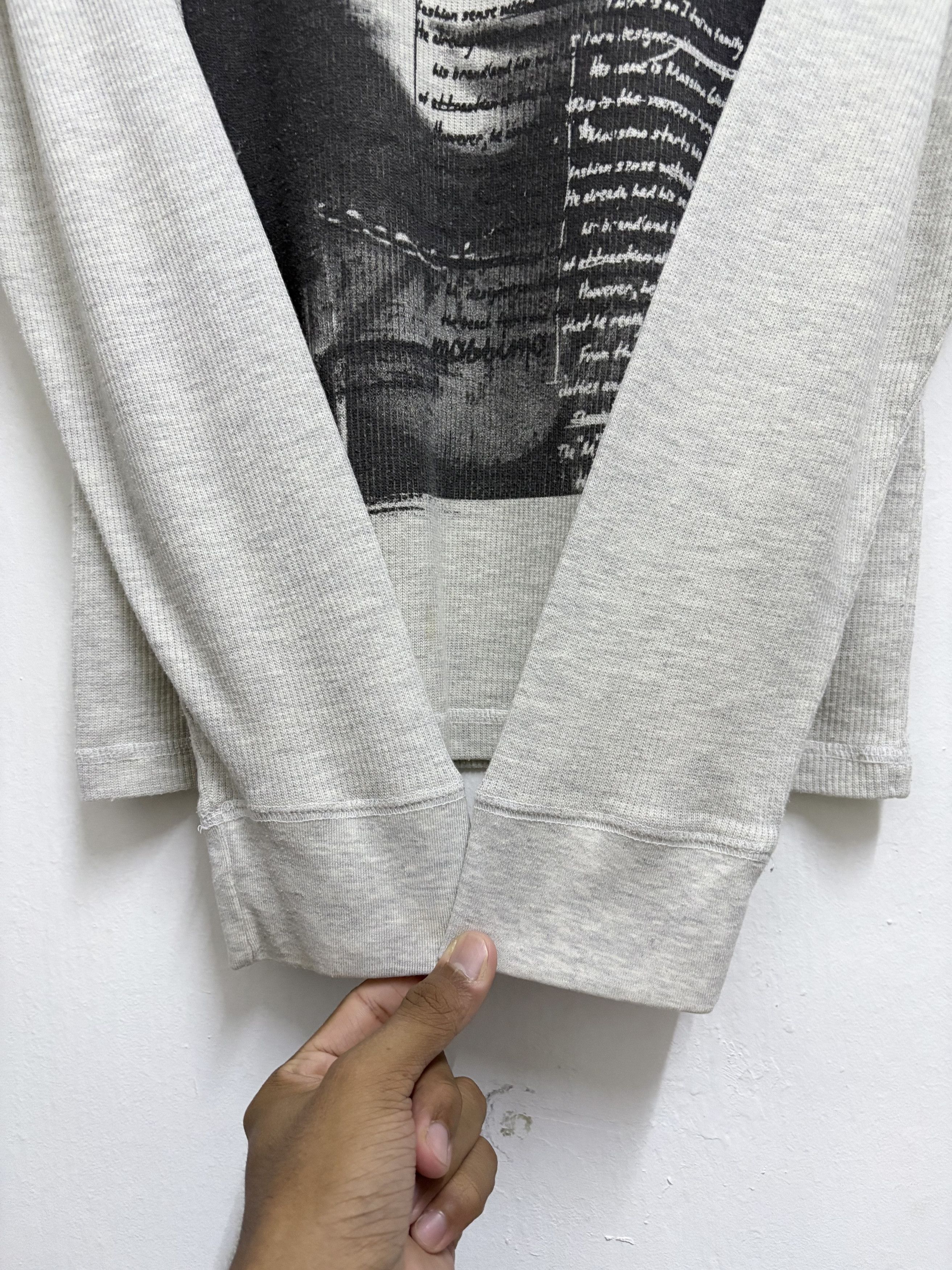 Hysteric Glamour × If Six Was Nine × Mossimo 2000's Mossimo - " Emo Style LGB " Waffle L/S T-Shirt Size US M / EU 48-50 / 2 - 5 Thumbnail