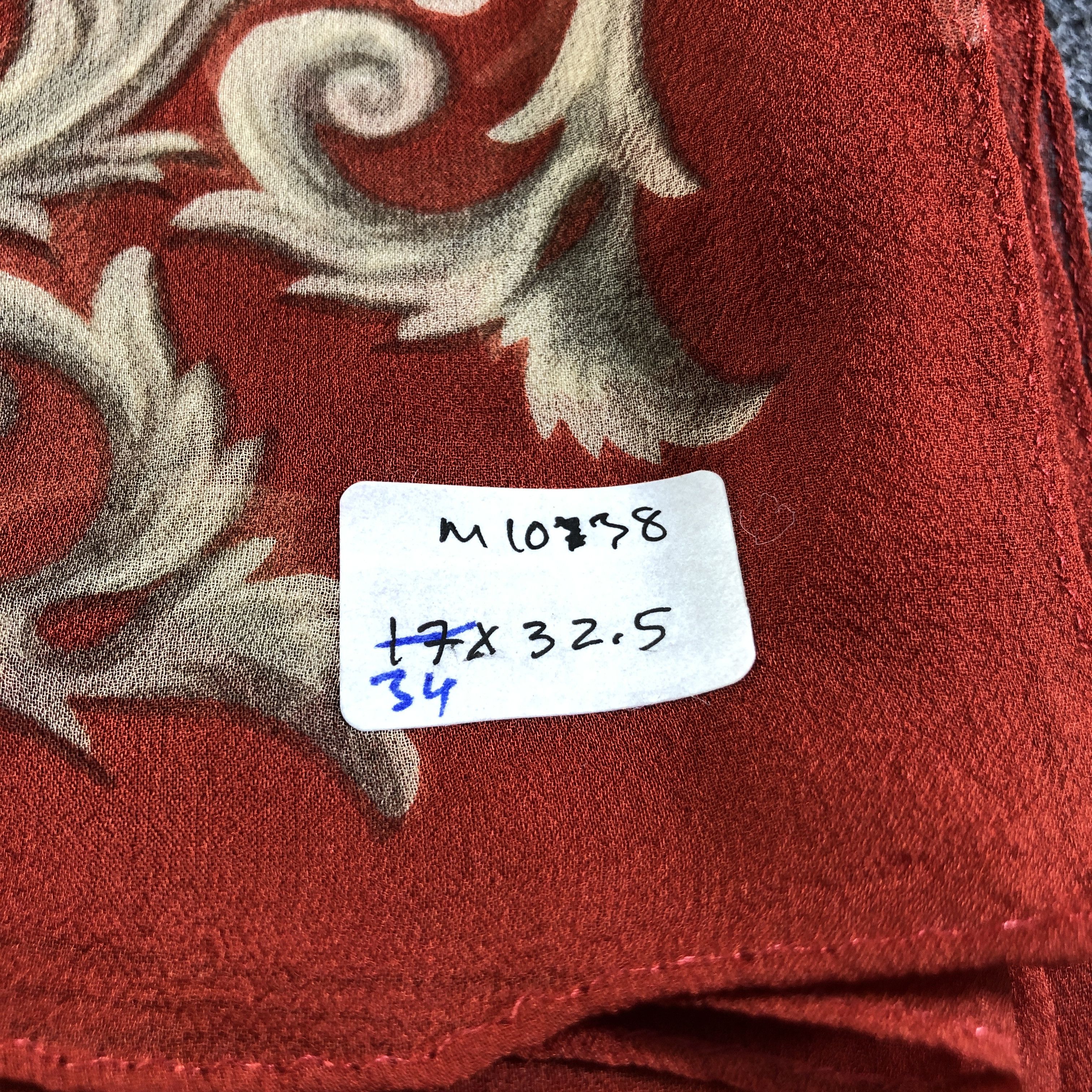 Vintage Unknown Baroque Luxuryd Silk Scarf M1038 Size ONE SIZE - 6 Thumbnail