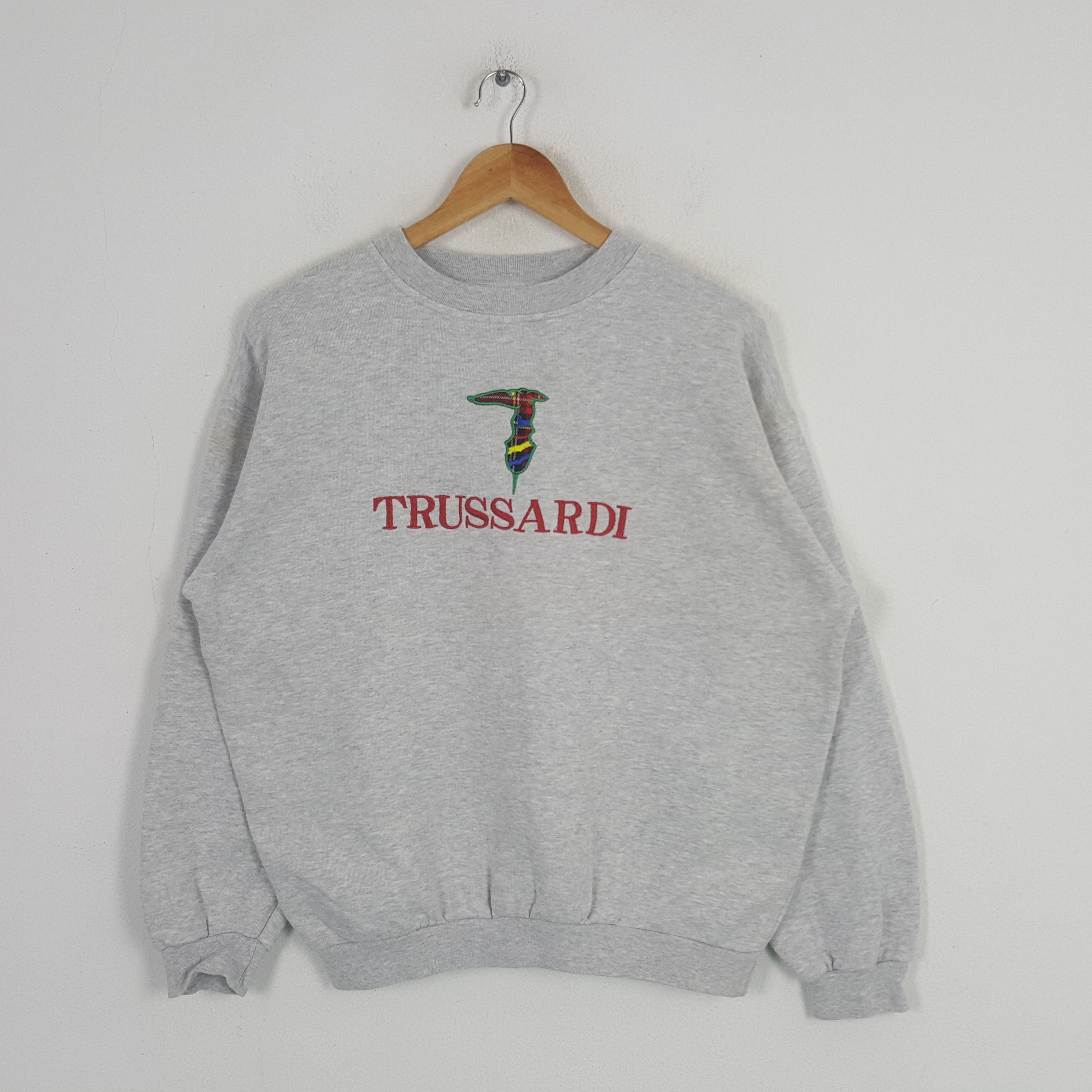 Trussardi Vintage Trussardi Designer Brand Sweashirt C292N11 Size US L / EU 52-54 / 3 - 1 Thumbnail
