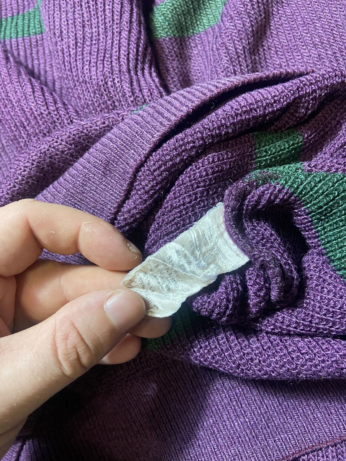 Lacoste × Vintage VINTAGE 90s LACOSTE WOOL KNITTED SWEATER MADE IN FRANCE Size US M / EU 48-50 / 2 - 5 Thumbnail