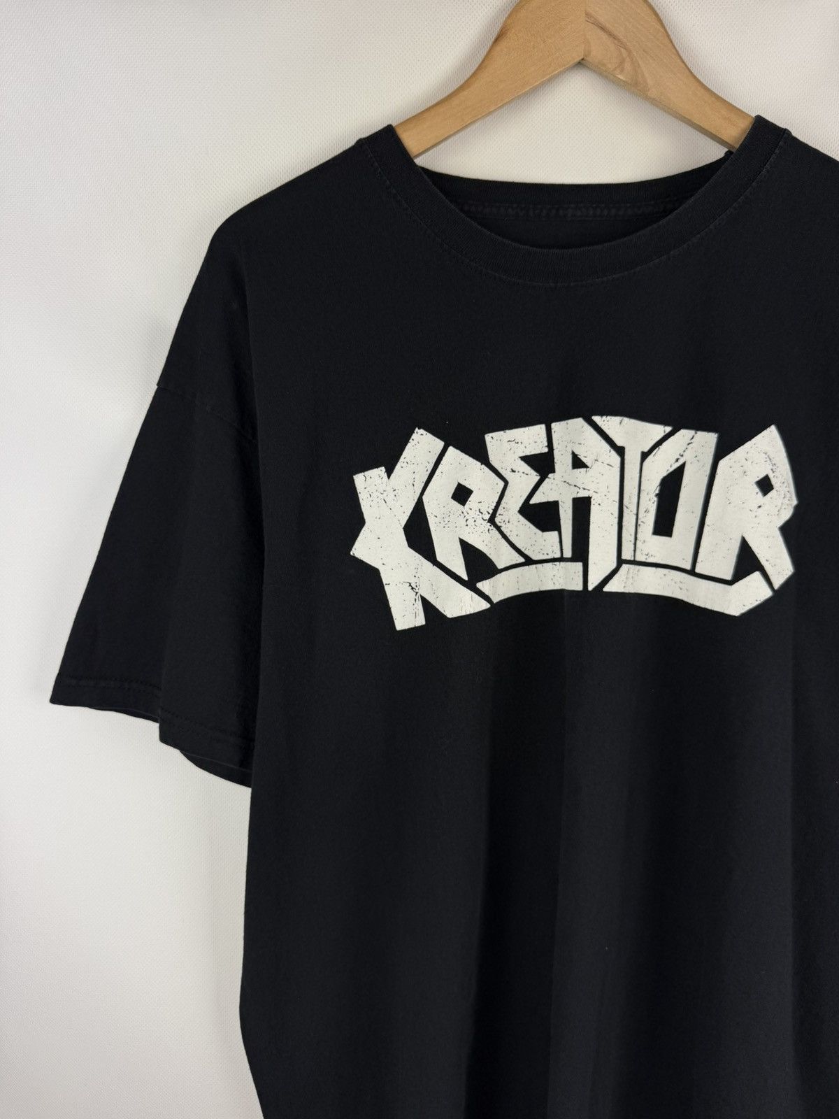 Band Tees Kreator Satan Is Real Men’s Short Sleeve Band Promo T Shirt Size US XL / EU 56 / 4 - 4 Thumbnail