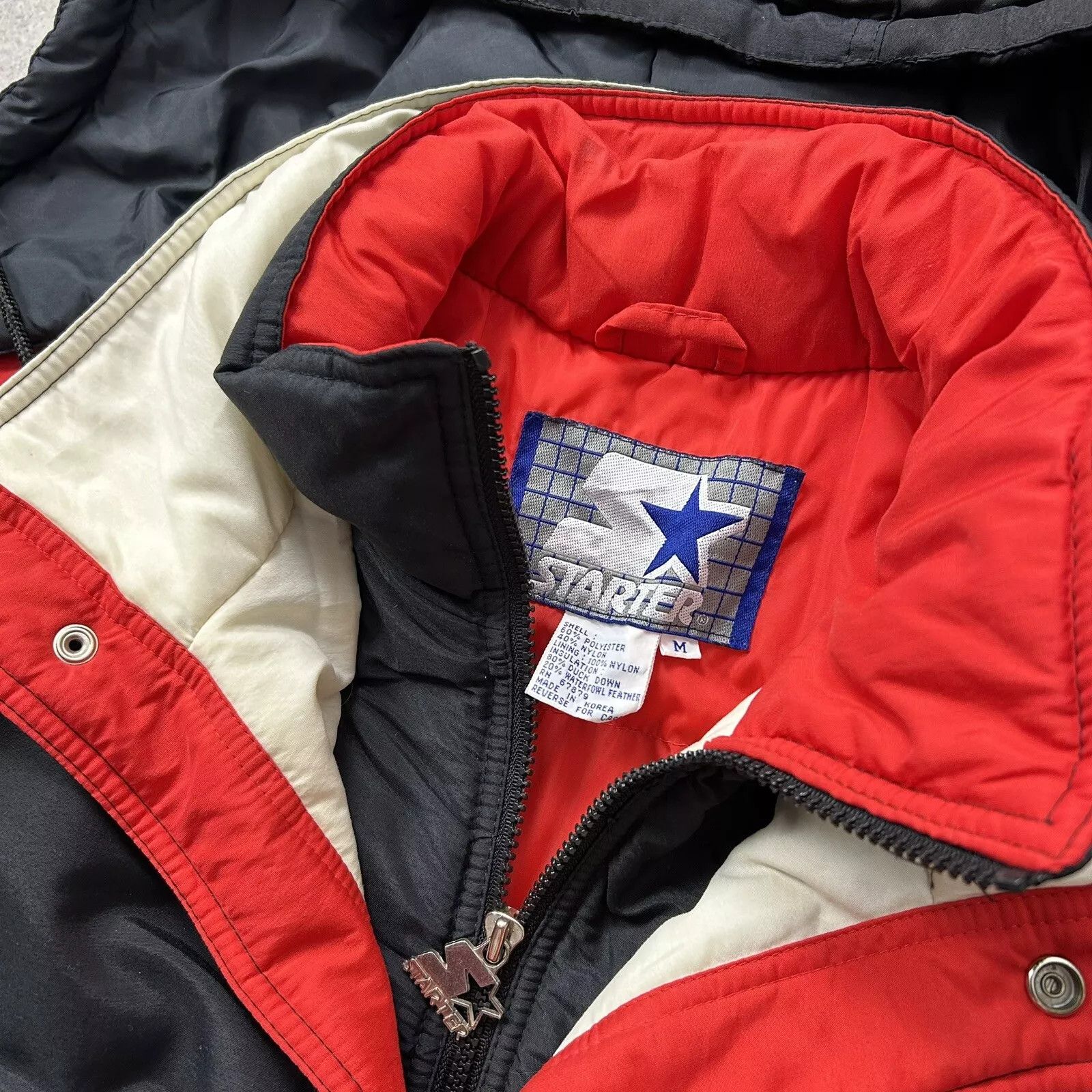 NFL × Starter × Vintage VTG 90s SAN FRANCISCO 49ERS DUCK DOWN INSULATED JACKET COAT Size US M / EU 48-50 / 2 - 6 Thumbnail