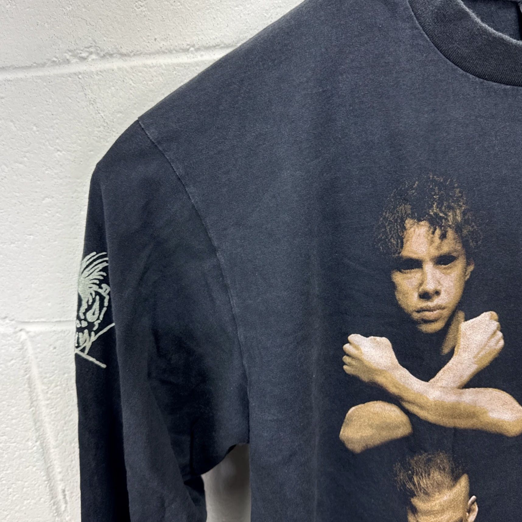 Vintage Metallica Long Sleeve Shirt Graphic Print Black XL Modern Band Tee 80s Rock Mens Size US XL / EU 56 / 4 - 5 Thumbnail