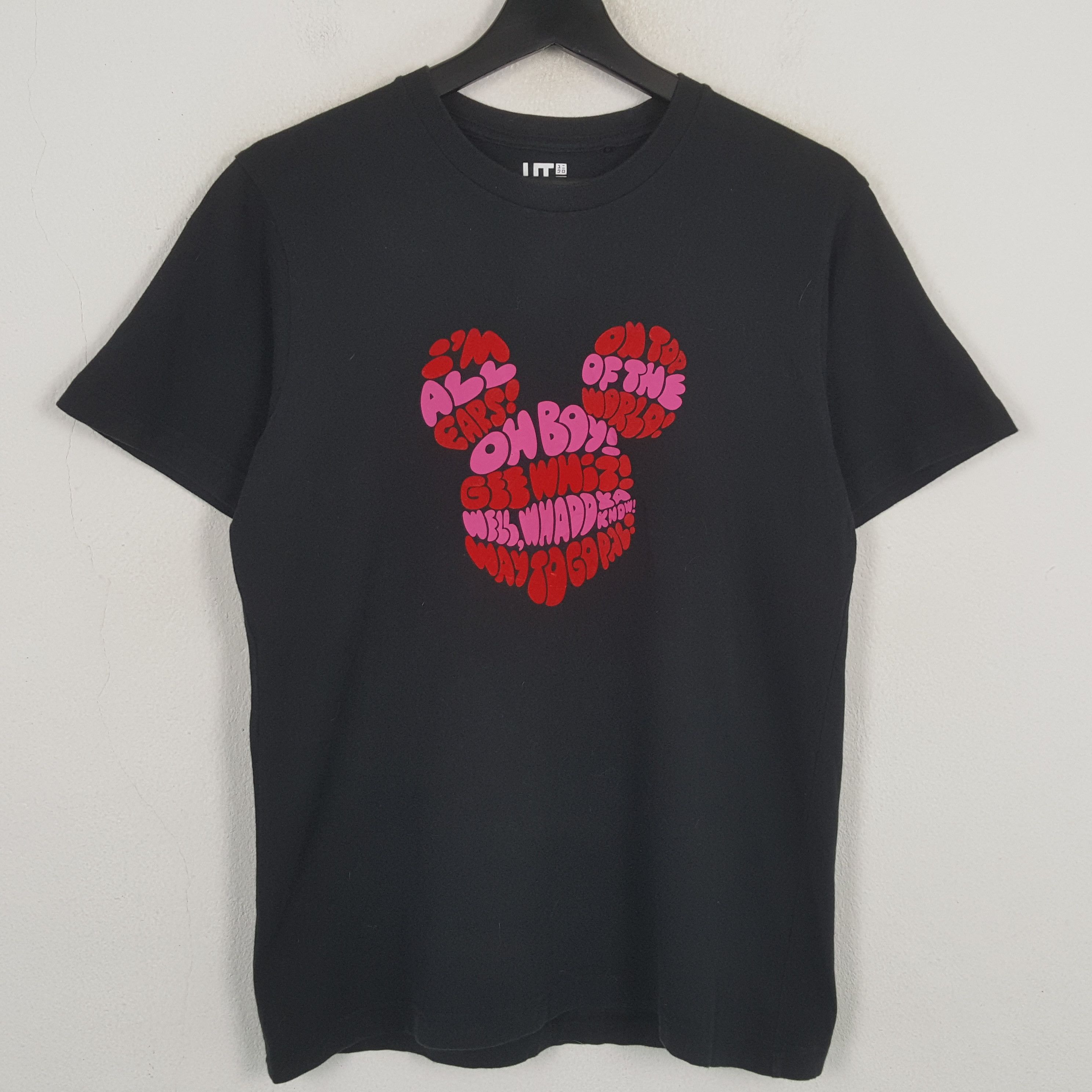 Uniqlo Uniqlo X Disney Mickey Mouse Tshirt RR18 Size US M / EU 48-50 / 2 - 1 Thumbnail