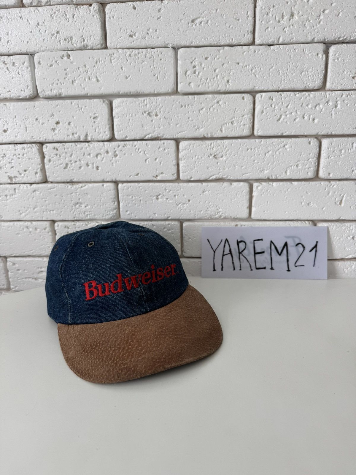 Budweiser Budweiser vintage cap hat Size ONE SIZE - 1 Thumbnail