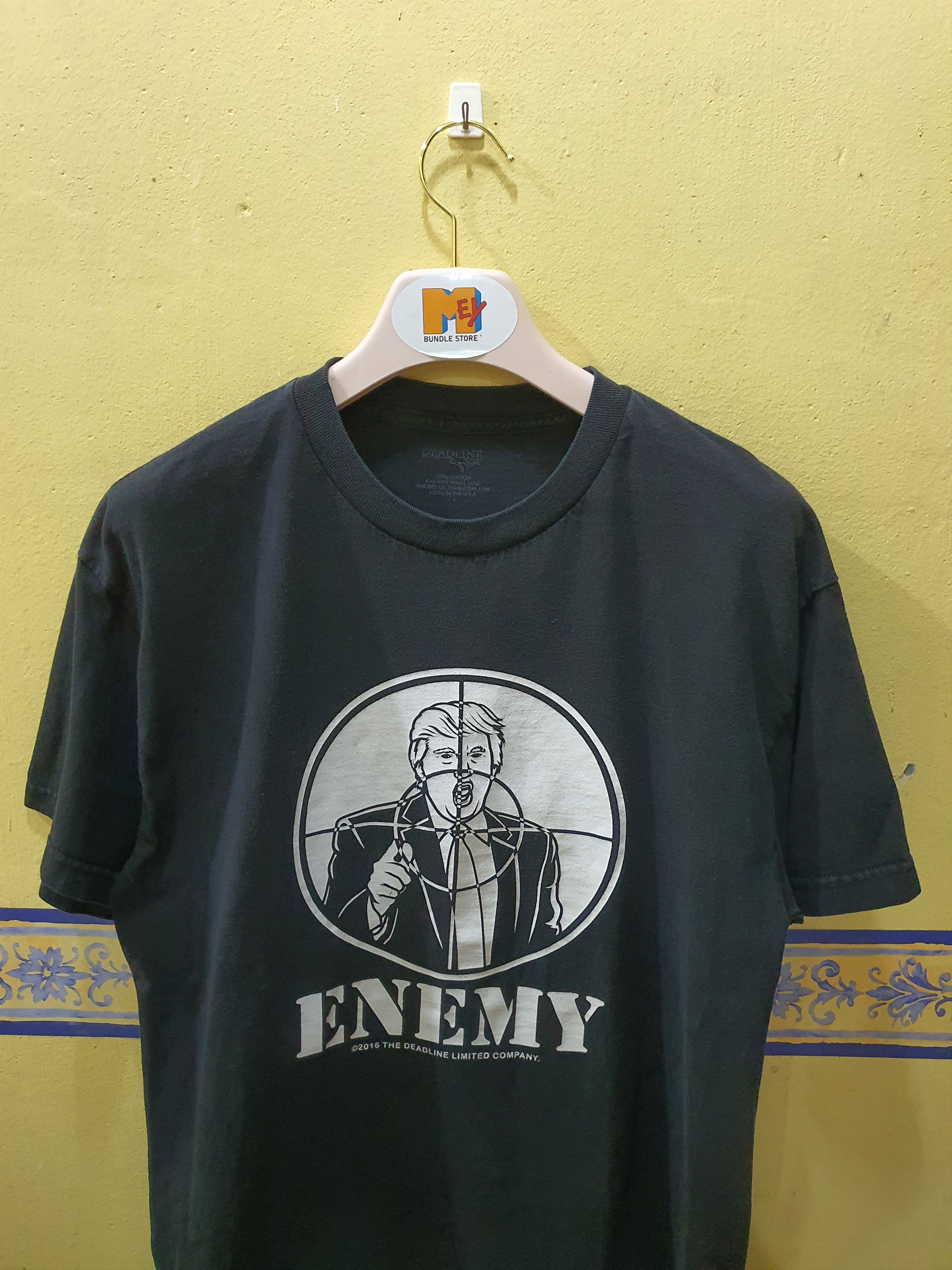 Donald Trump Deadline Limited "Enemy" graphic T-shirt Size US L / EU 52-54 / 3 - 4 Thumbnail