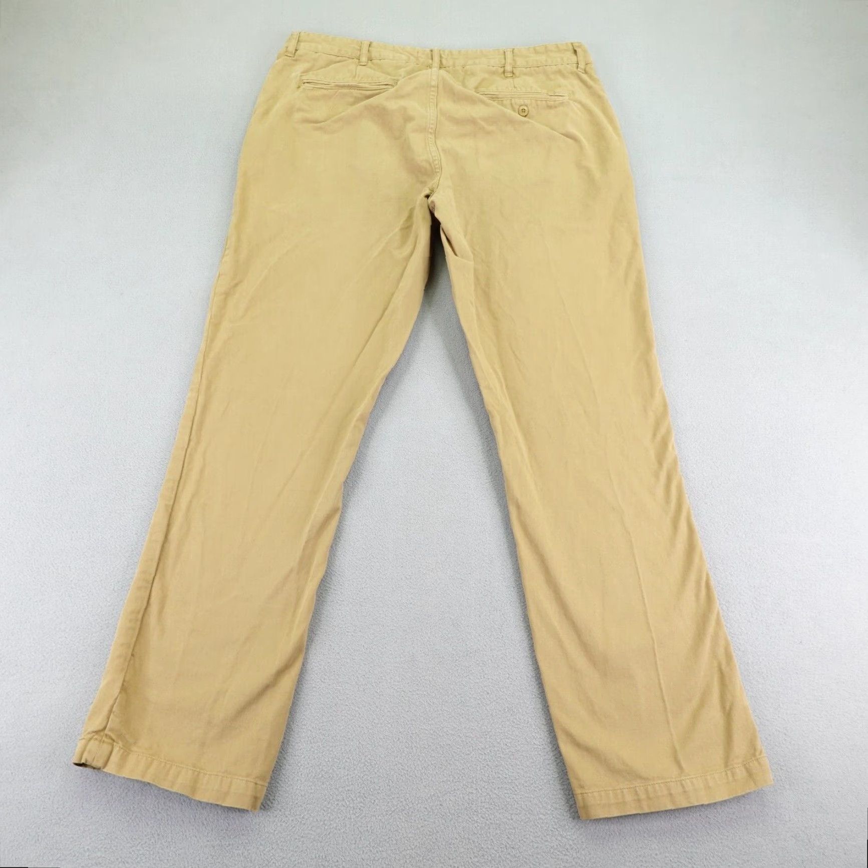 Taylor Stitch TAYLOR STITCH Chino Pants Men 38x32 Khaki Straight Utility Work Beige Regular Size US 37 - 5 Thumbnail