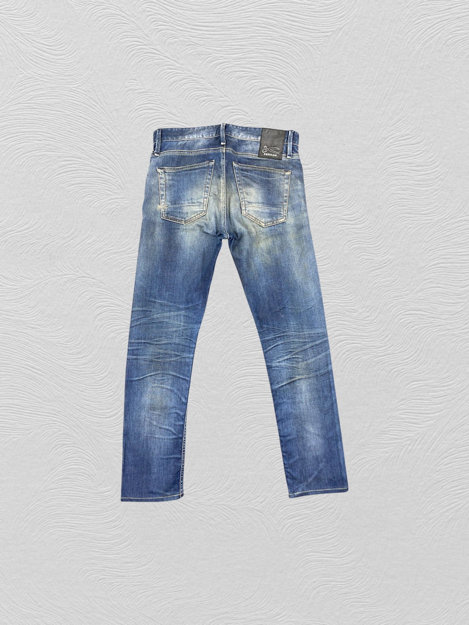 Japanese Brand Faded Blue Redline Denham Jeans 32x28 Denim - JN3333 Size US 32 / EU 48 - 2 Thumbnail