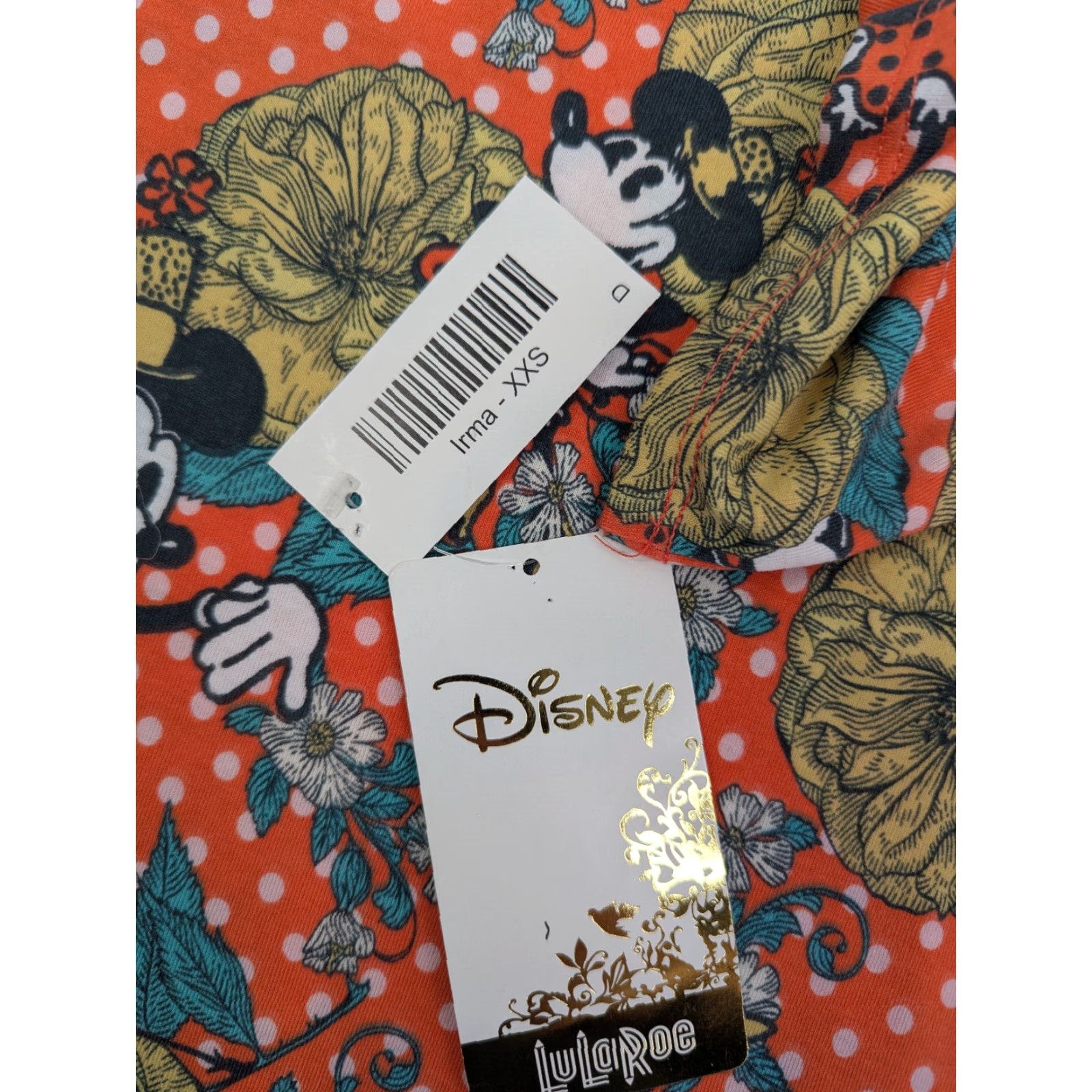 Vintage VINTAGE LuLaRoe Irma Shirt Disney Polka Dot Mickey Minnie Mouse Womens Sz 2XS Tunic Size XXS / US 00 / IT 34 - 6 Thumbnail