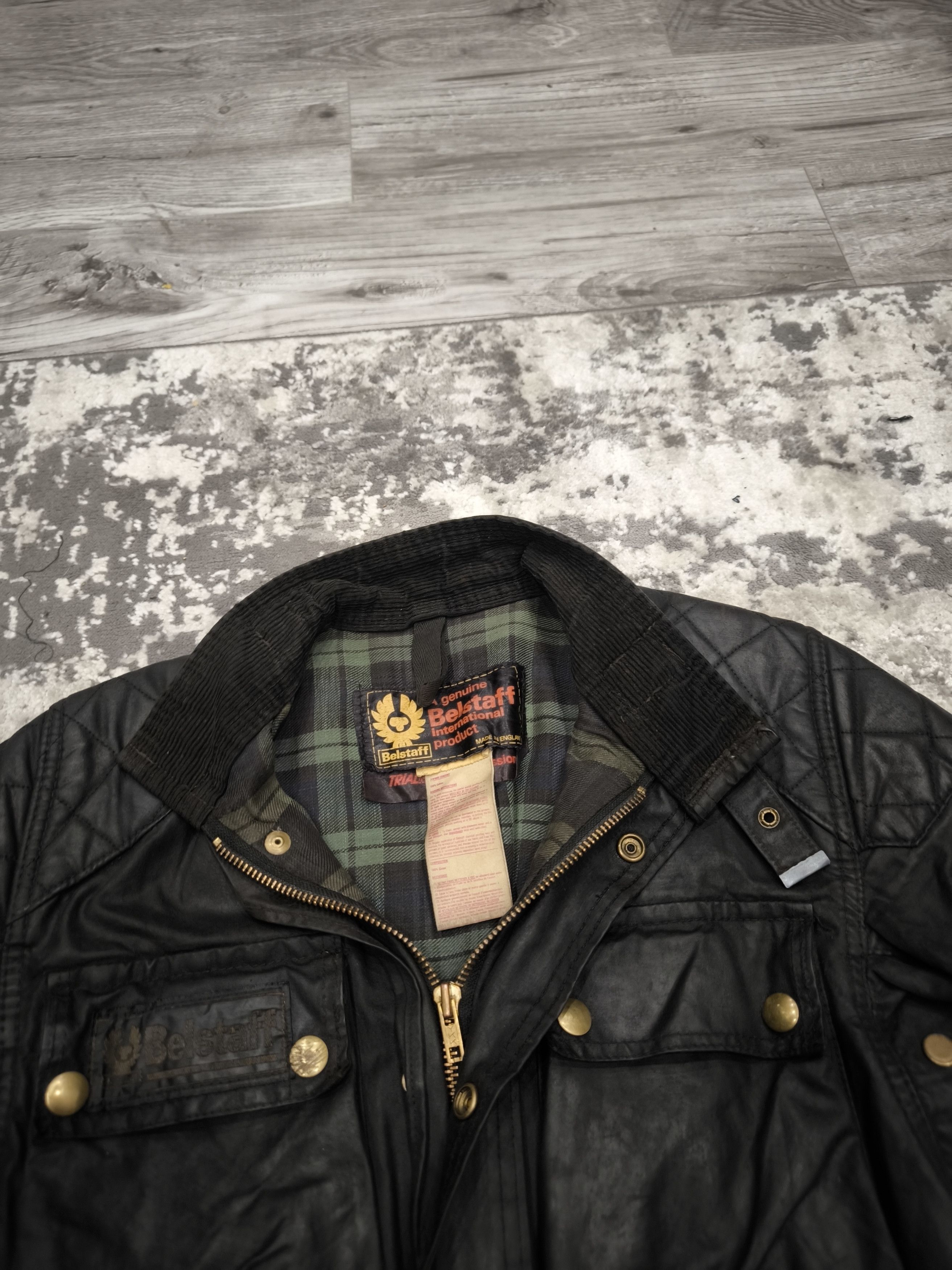 Belstaff Women's 70s Belstaff Trialmaster Wax Motorcycle Jacket Size M / US 6-8 / IT 42-44 - 11 Thumbnail