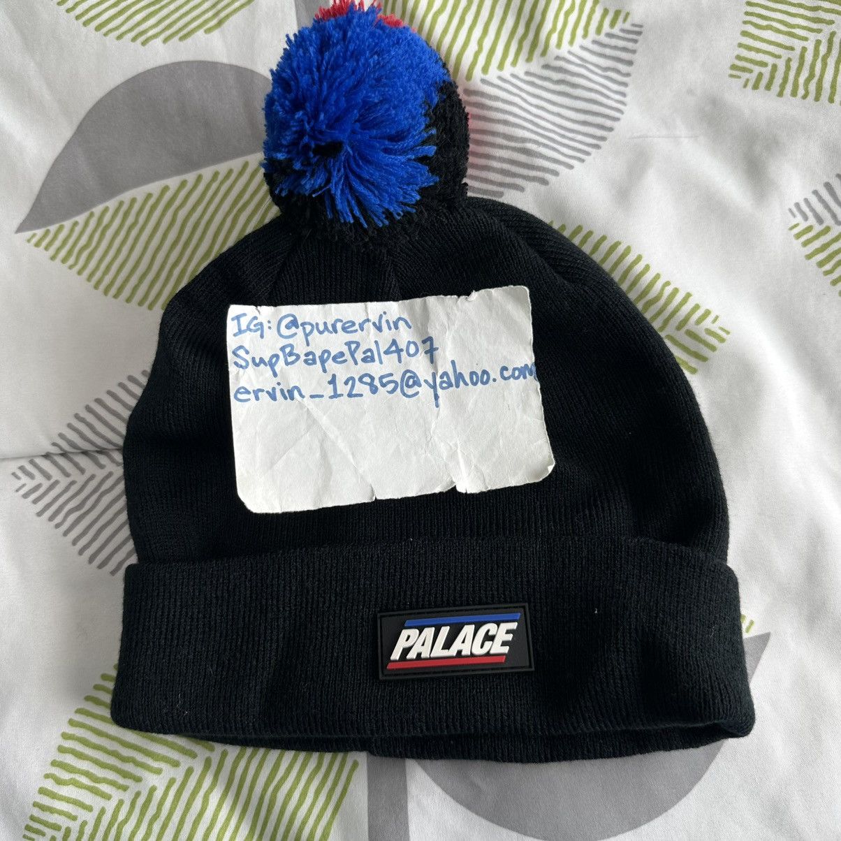 Palace Basically Pom Beanie Size ONE SIZE - 1 Thumbnail