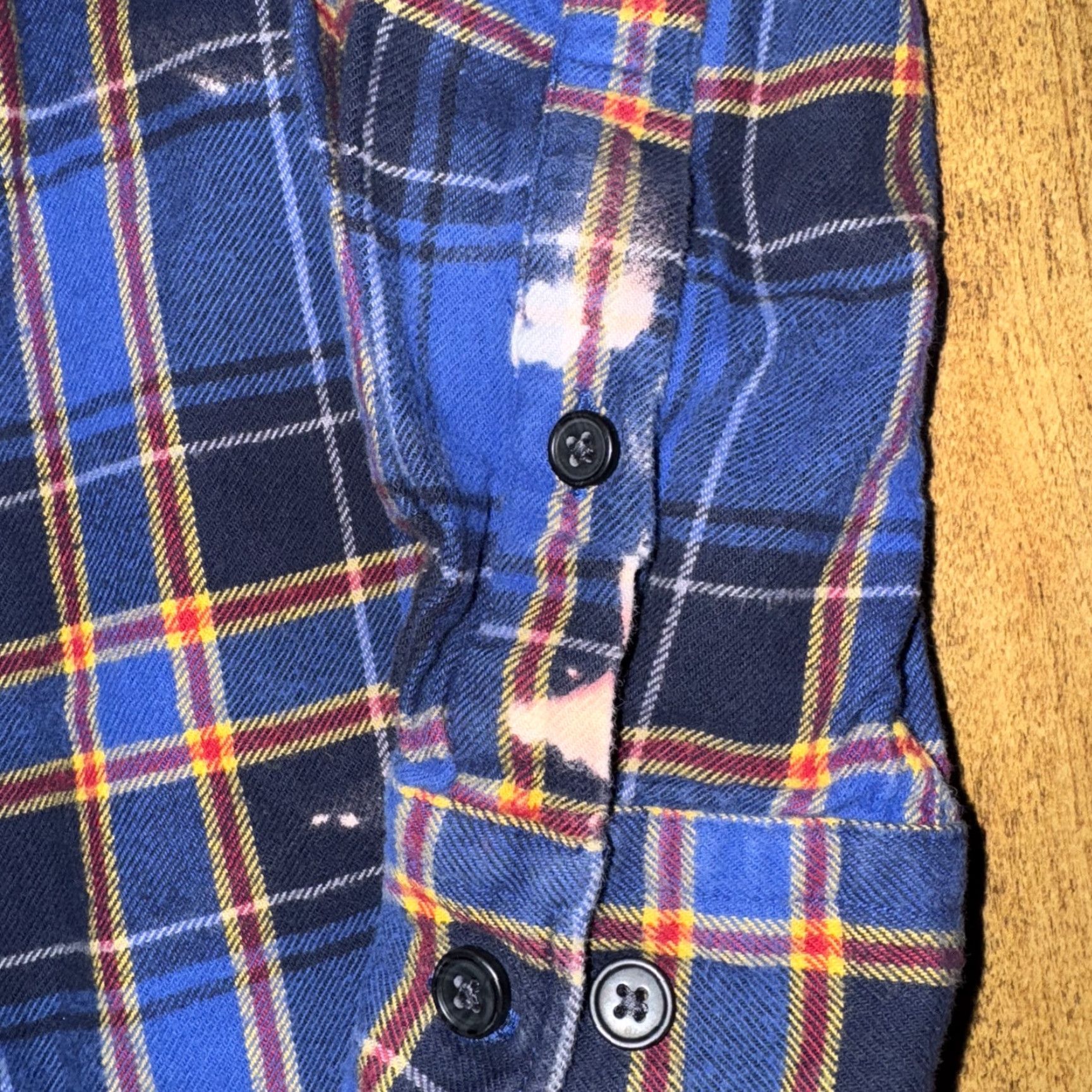 Uniqlo VINTAGE Uniqlo Plaid Flannel Blue Button-Up Shirt M Men Regular Long Sleeve Size US M / EU 48-50 / 2 - 2 Thumbnail