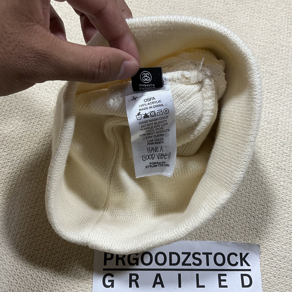Other Stussy beanie hat bone Size ONE SIZE - 4 Thumbnail