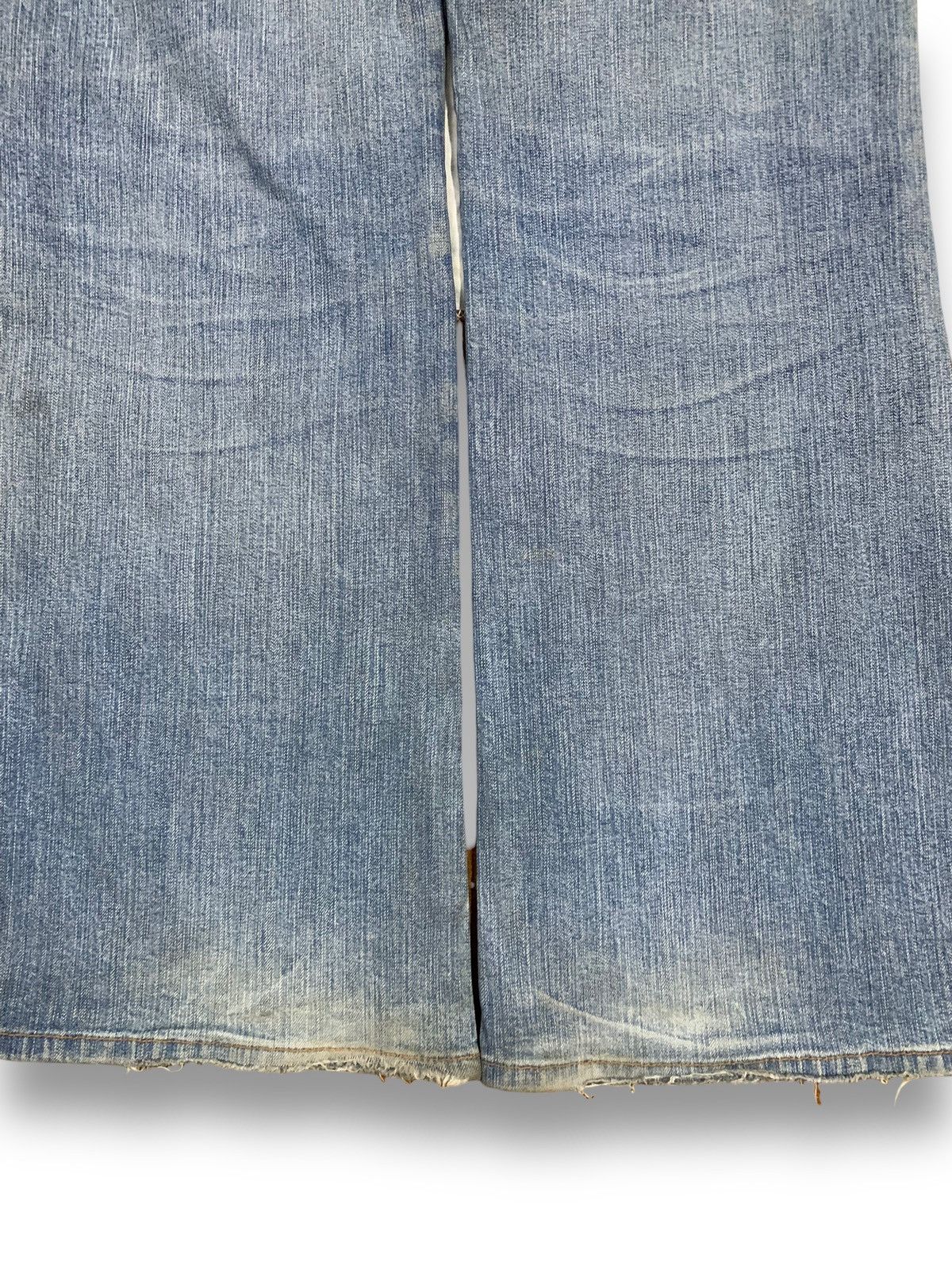 Hysteric Glamour Vintage Japanese Brand Flare Bell Bottom Ripped Cargo Jeans Size US 32 / EU 48 - 19 Thumbnail