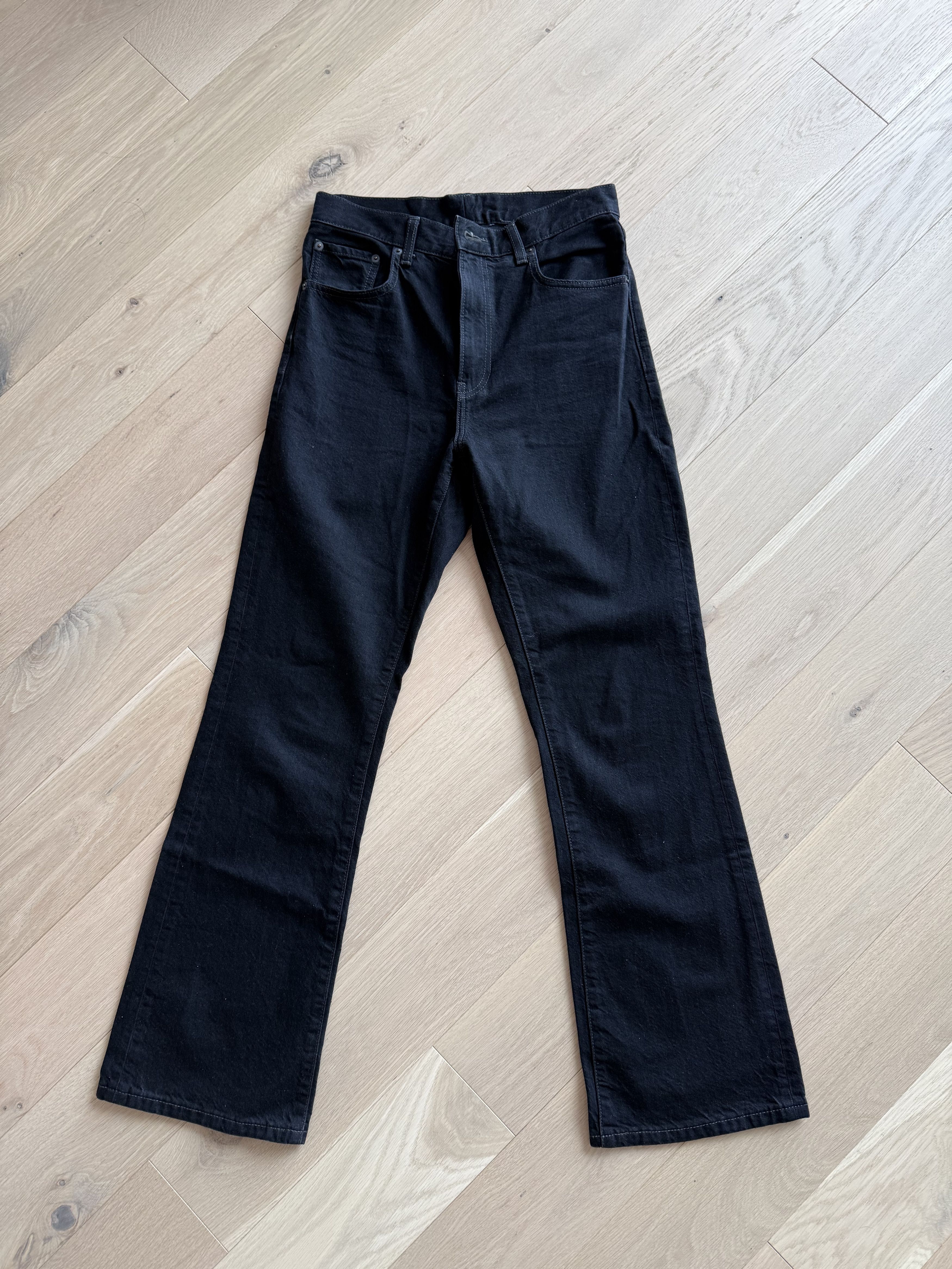 JW Anderson × Uniqlo Uniqlo x JW Anderson Shoe Cut Black Jeans Size US 29 - 1 Thumbnail