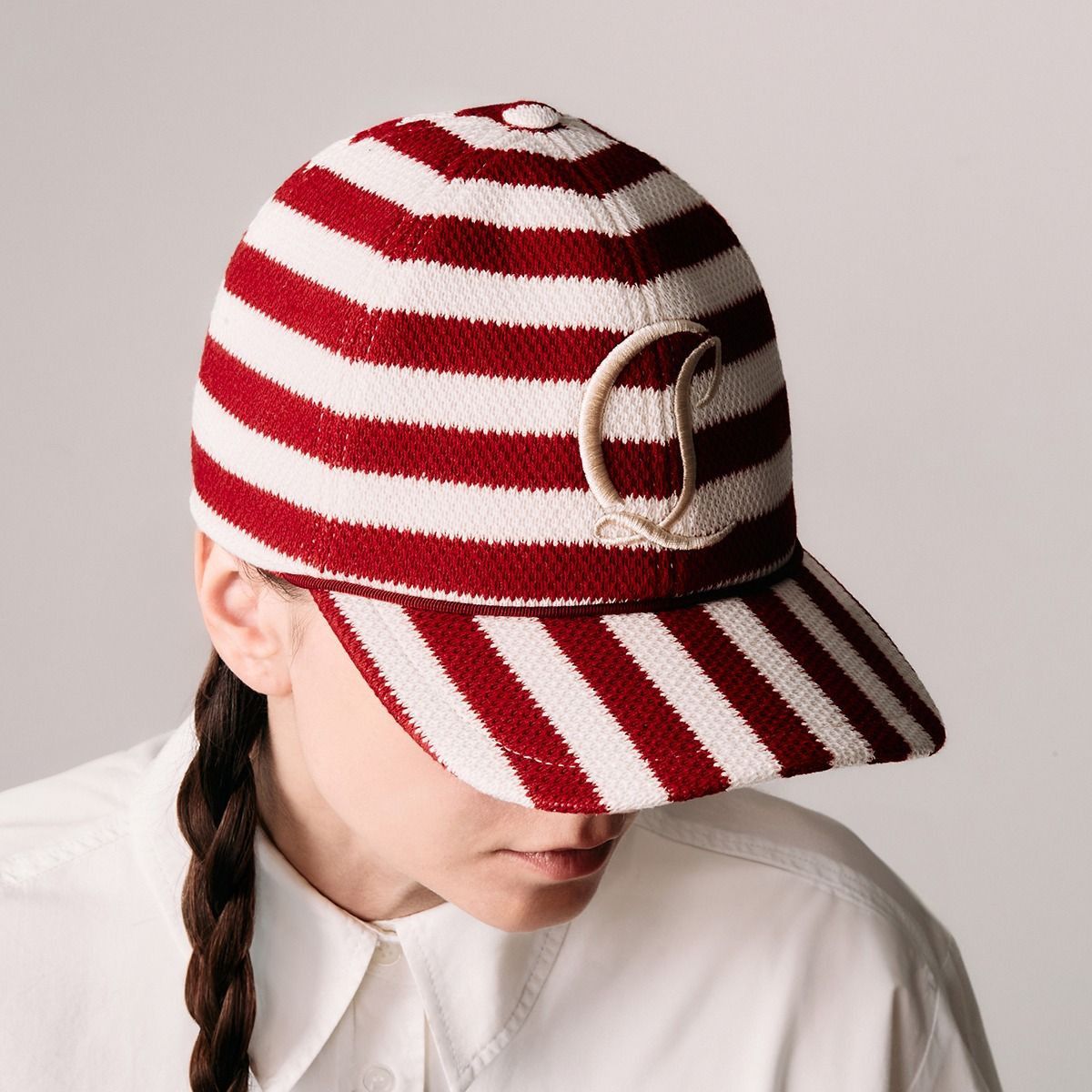 Christian Louboutin o1s1wg111025 Hats in Red & White Size ONE SIZE - 2 Thumbnail