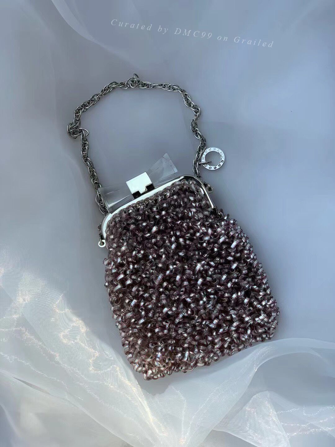 ANTEPRIMA Anteprima Pink Bow Clasp Small Coin Purse Size ONE SIZE - 1 Thumbnail