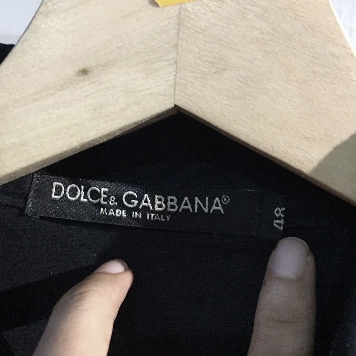 Dolce & Gabbana Dolce & Gabbana Black Long Sleeve Utility Shirt Size US M / EU 48-50 / 2 - 4 Thumbnail
