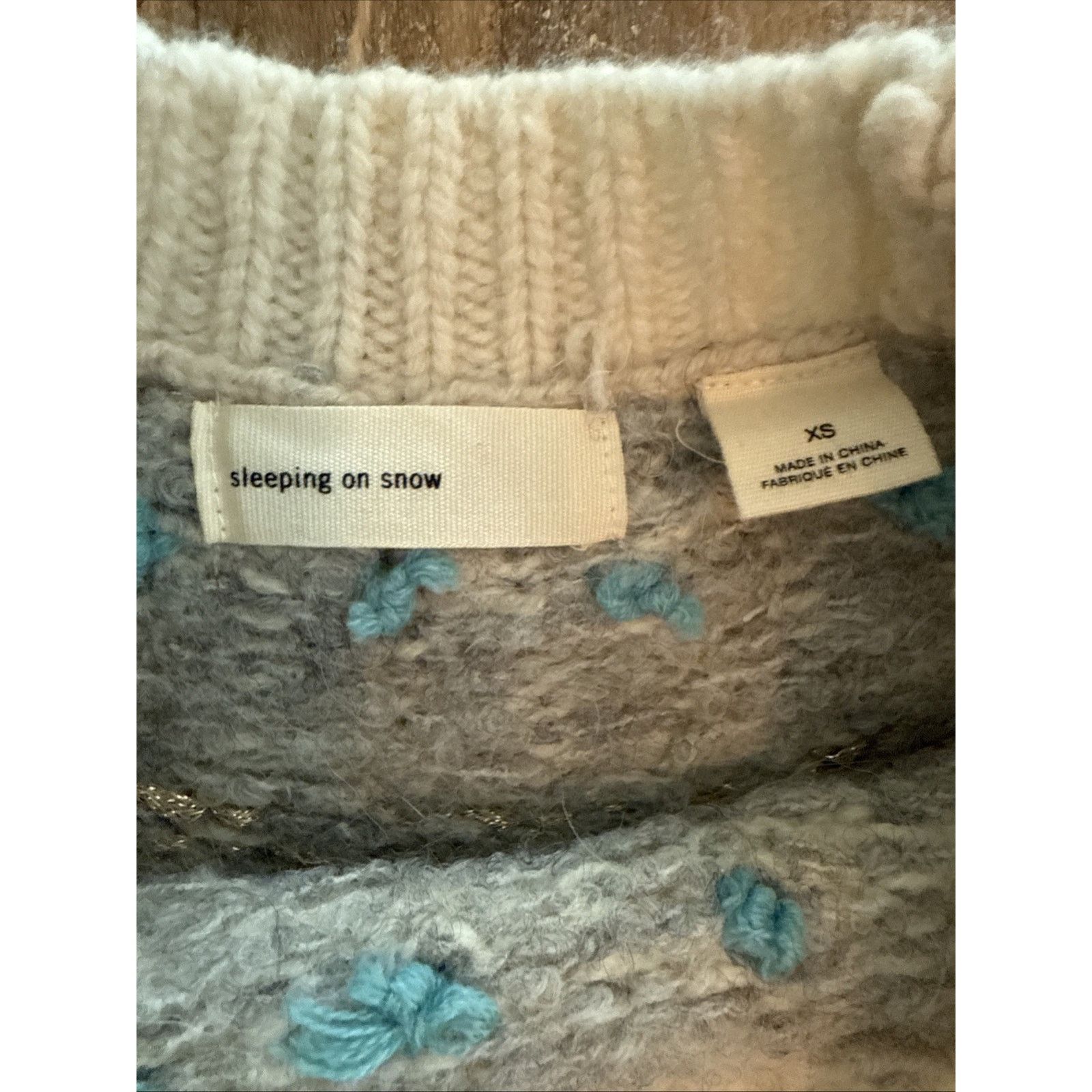 Anthropologie Anthropologie beaded Fairisle Wool blend Pullover Sweater XS Size XS / US 0-2 / IT 36-38 - 3 Thumbnail