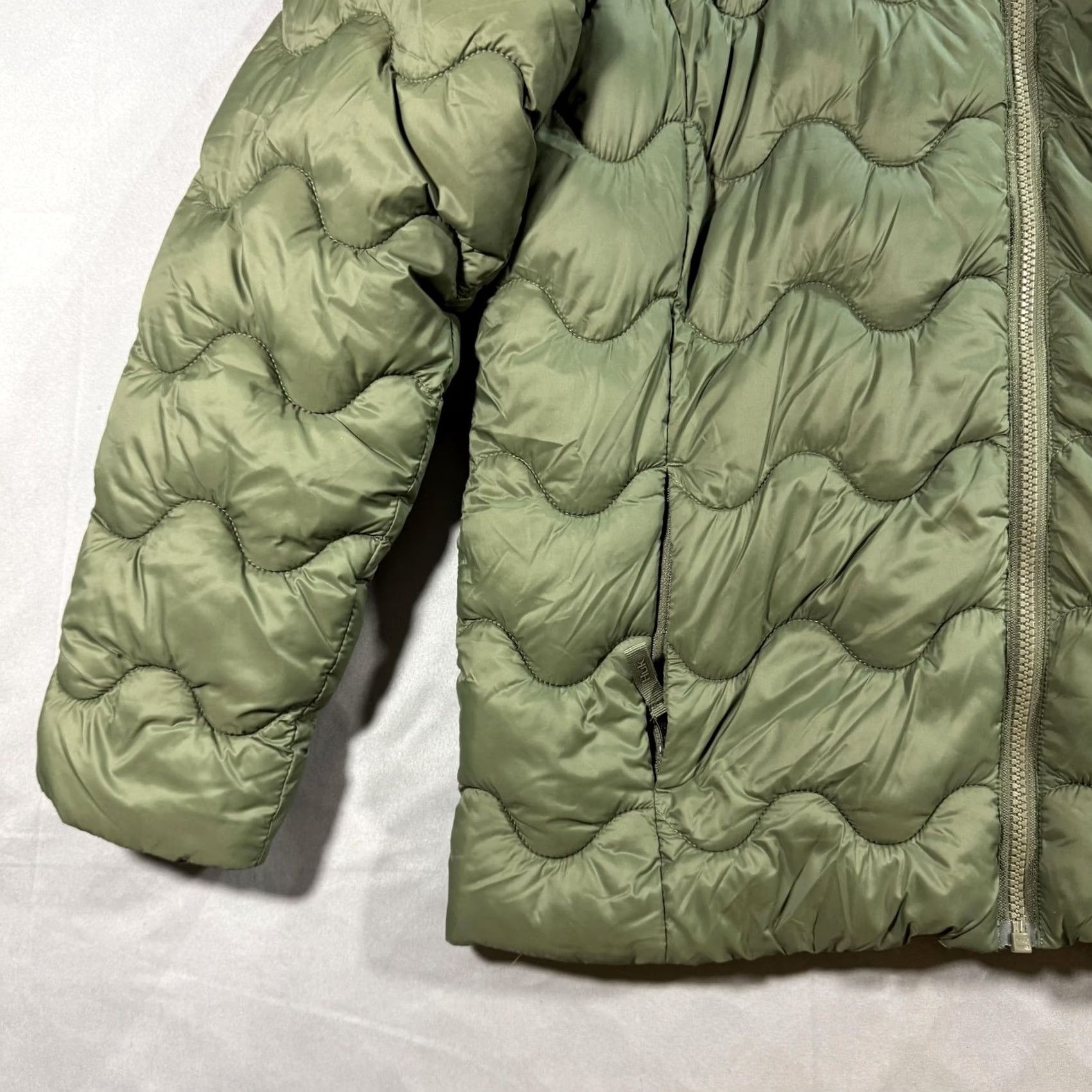 Vintage Huk Jacket Mens M Green Quilted Puffer Insulated Full Zip Outdoor HK400025 Size US M / EU 48-50 / 2 - 6 Thumbnail