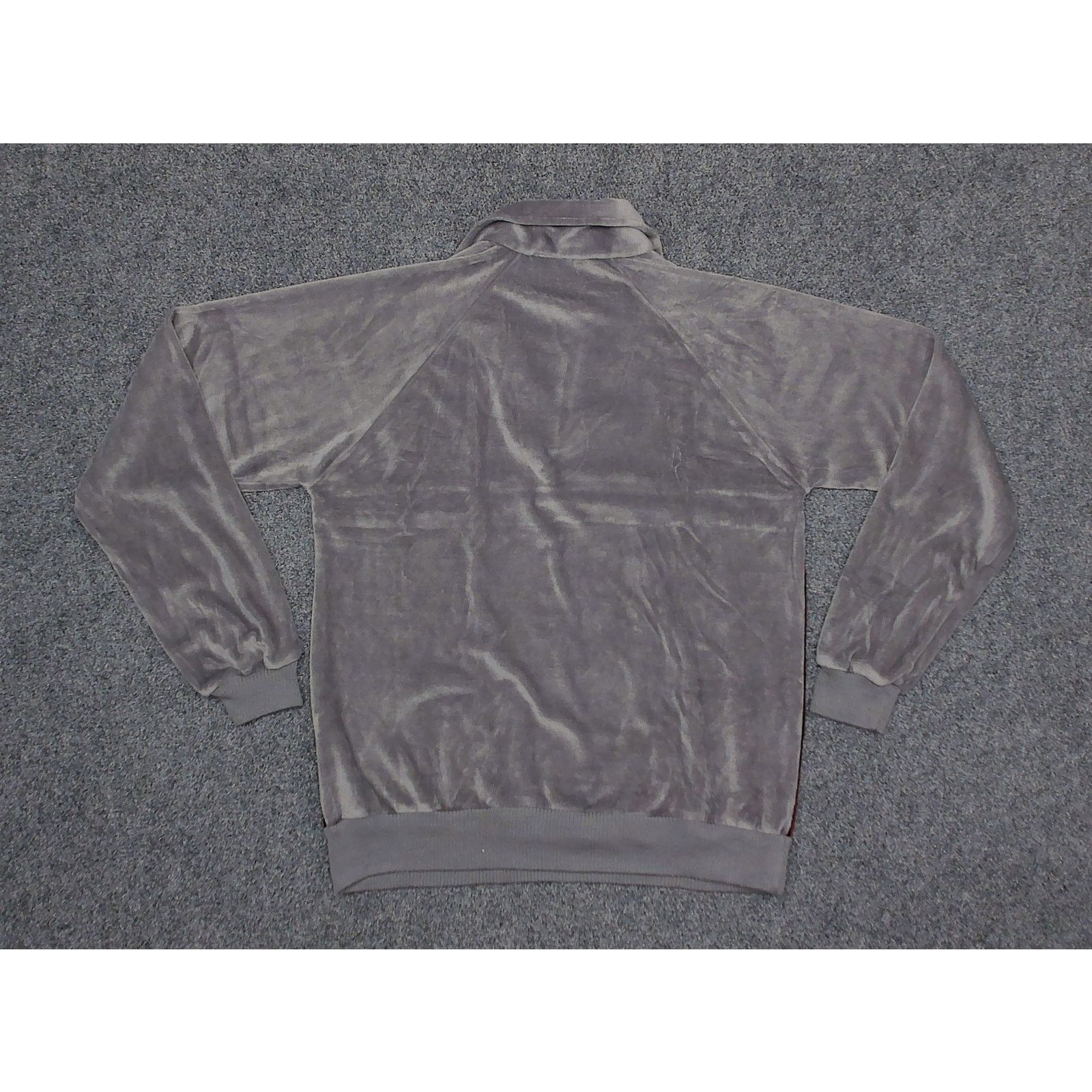 Vintage Vintage / 70s LM Landmark Velour Johnny Collar Sweatshirt Size US M / EU 48-50 / 2 - 4 Thumbnail