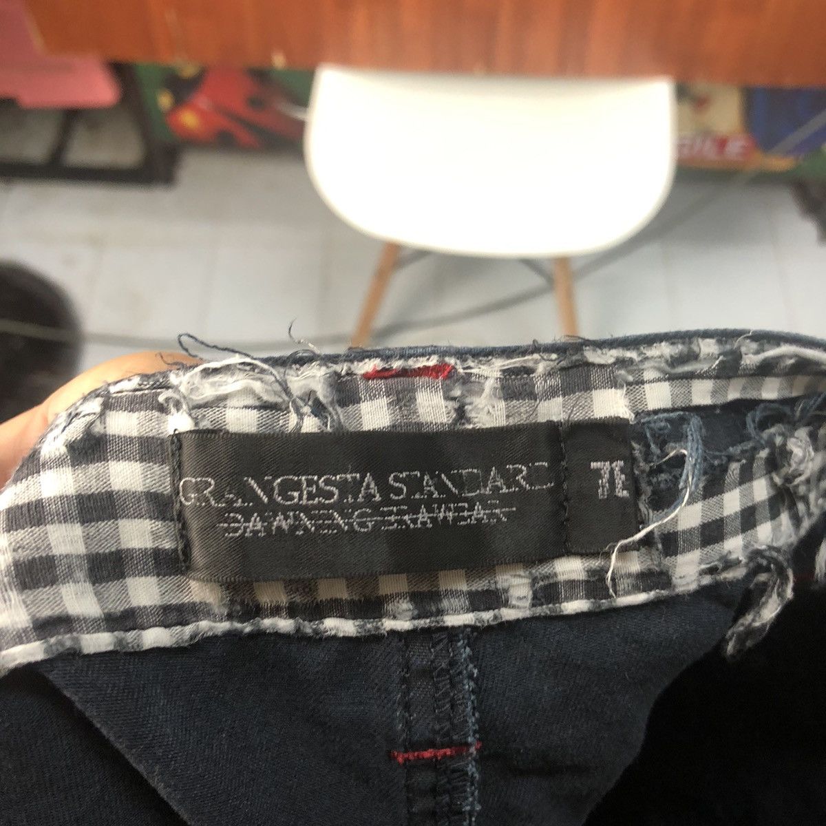 Japanese Brand × Seditionaries × Vintage Grangesta Standard punk ripped Dark Blue Pants #7476 Size 30" / US 8 / IT 44 - 15 Thumbnail