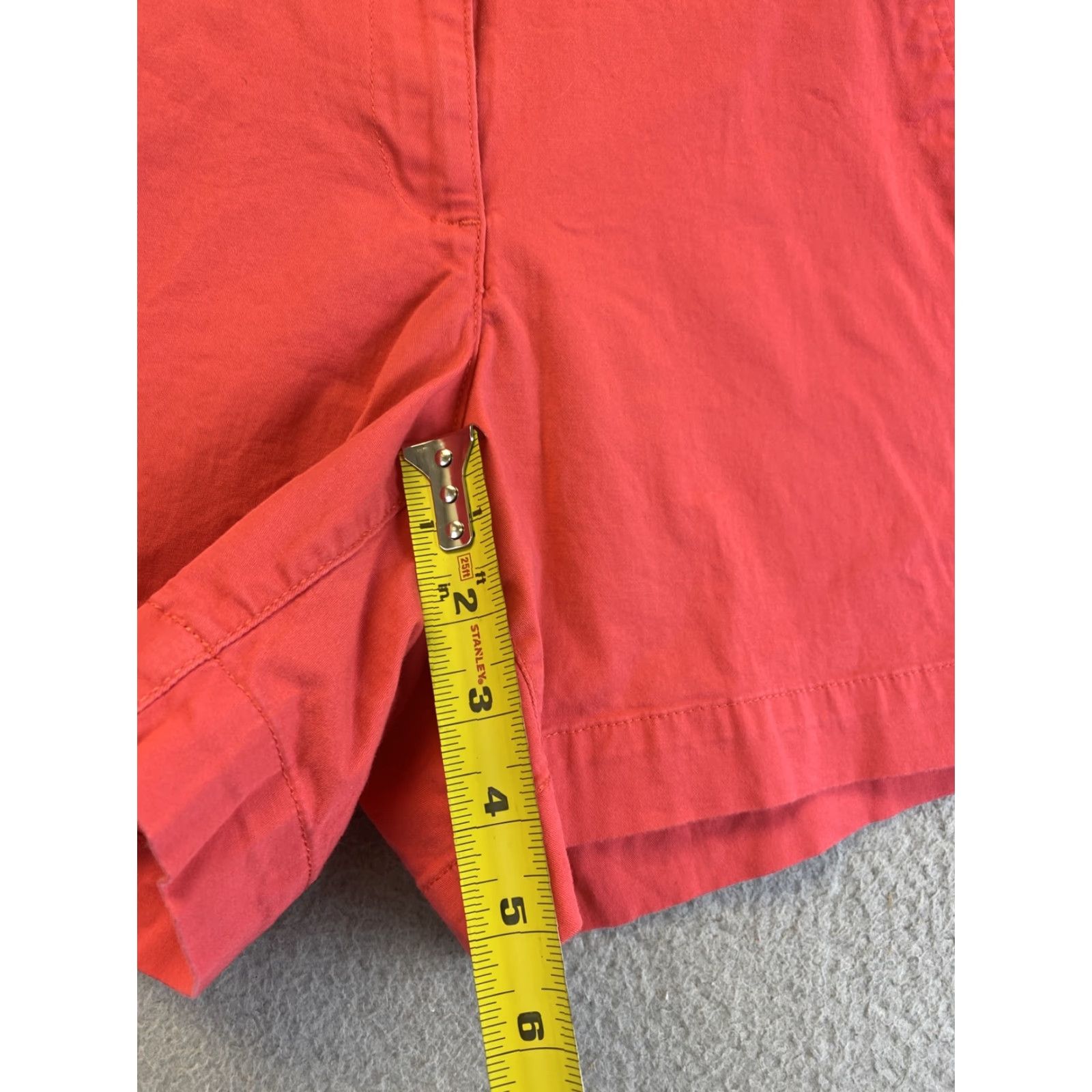 Nautica Nautica Women's Pink Shorts Size 6 Mid Rise Twill Casual Chino Pockets Elastane Cotton Ladies Size 28" / US 6 / IT 42 - 6 Thumbnail