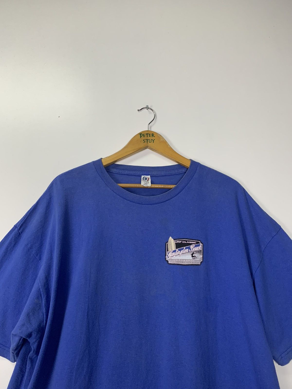 Vintage Vintage Surf Classic Hunlington Beach t-shirt Size US XL / EU 56 / 4 - 7 Thumbnail