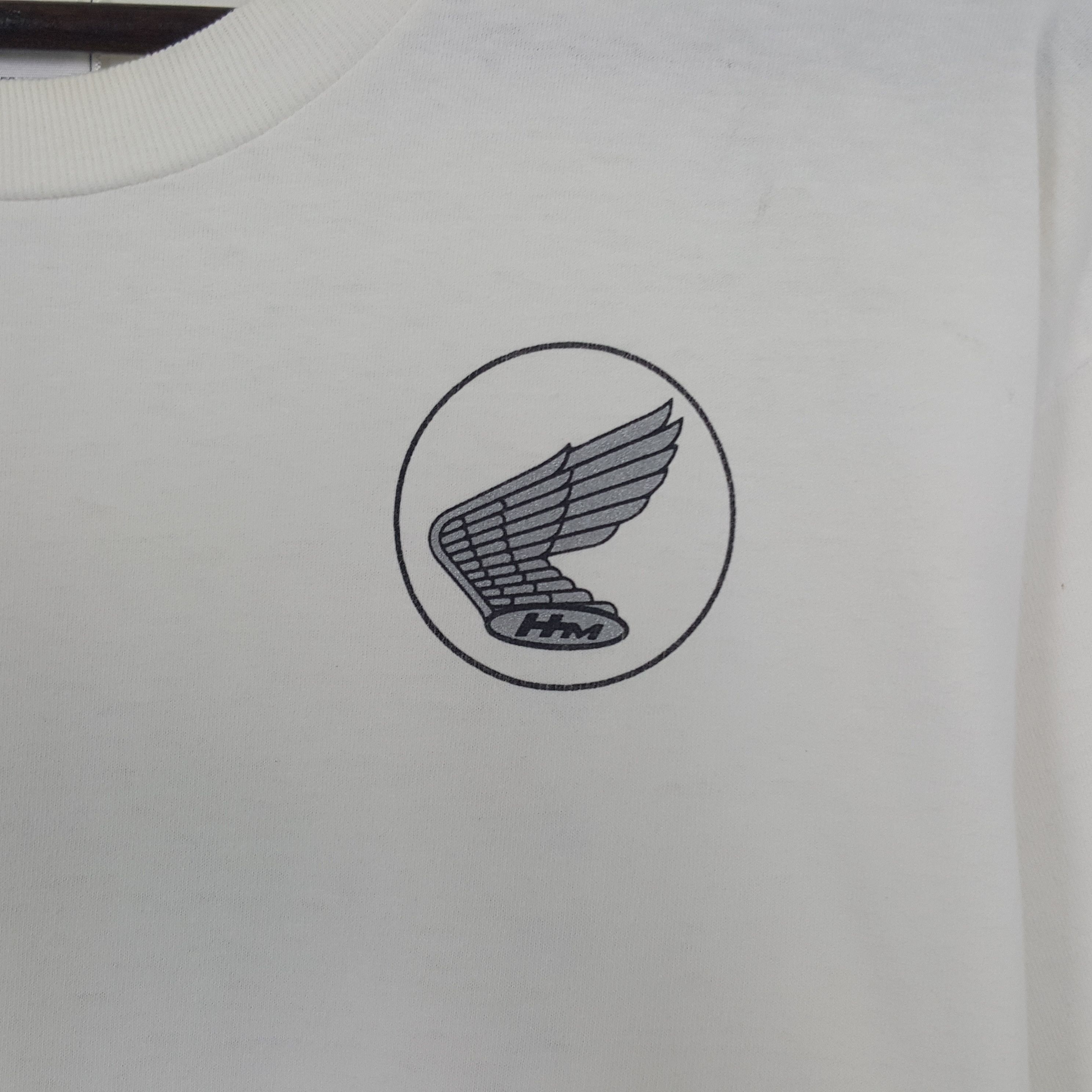 Honda × Vintage Vintage Honda Redwing History Of Wing Tshirt Size US L / EU 52-54 / 3 - 4 Thumbnail