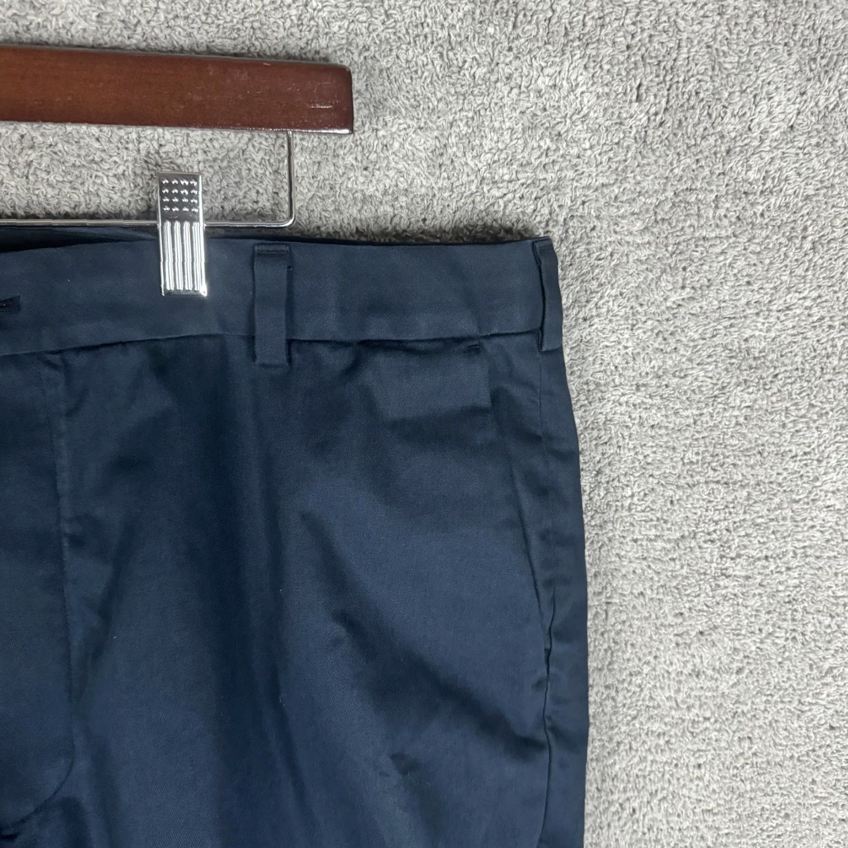 Brooks Brothers VINTAGE? No. Brooks Brothers Clark Fit Advantage Chino Pants Mens 42x30 Navy Blue Stretch Flat Front Pocketed Classic Office Casual Size US 42 / EU 58 - 3 Thumbnail