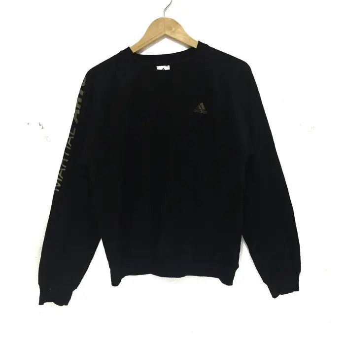 Adidas Vtg ADIDAS EQT Martial Arts Sweatshirt Black Sweater Jumper Size US M / EU 48-50 / 2 - 2 Thumbnail