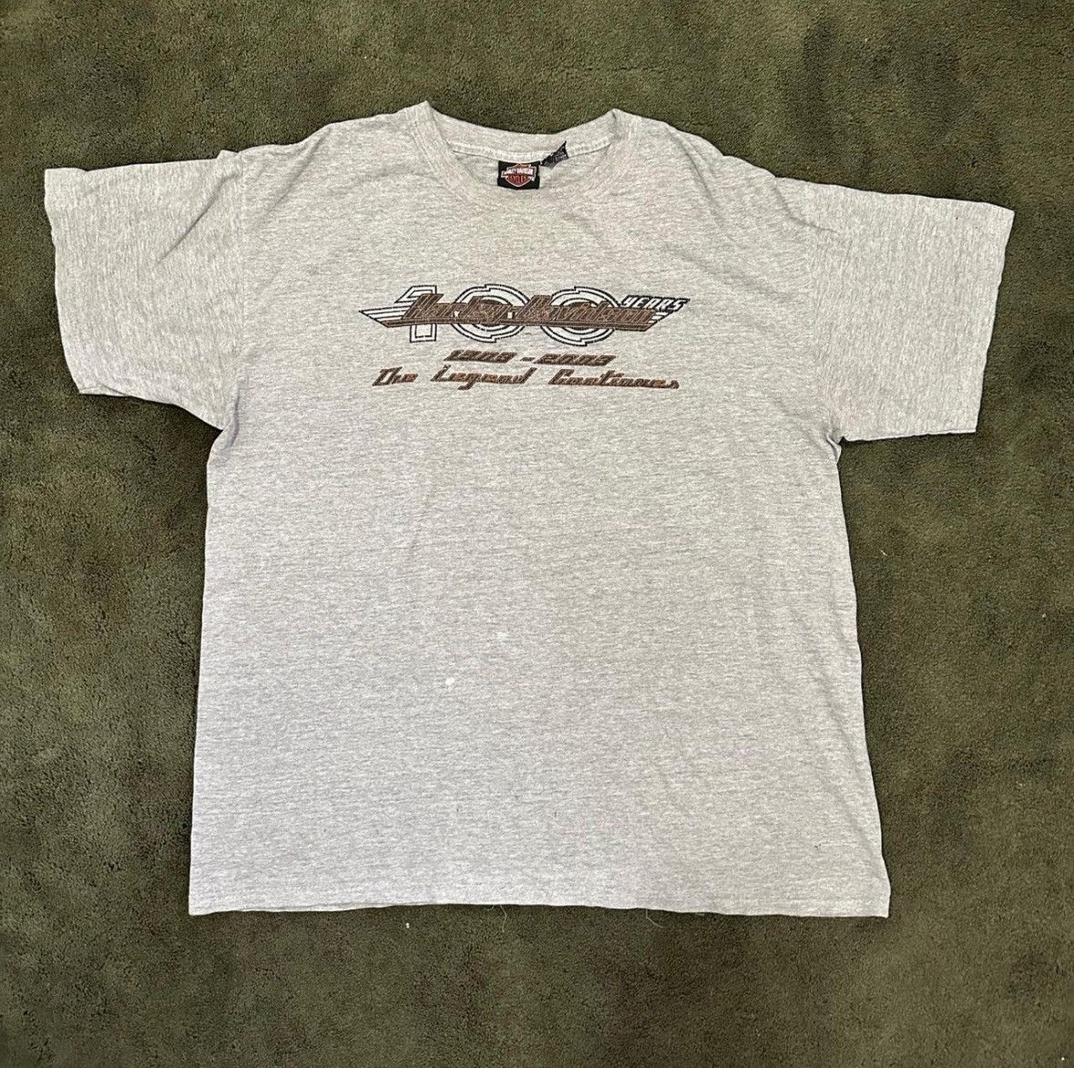Harley Davidson Vintage grey Harley Davidson Tshirt Size US XL / EU 56 / 4 - 1 Thumbnail