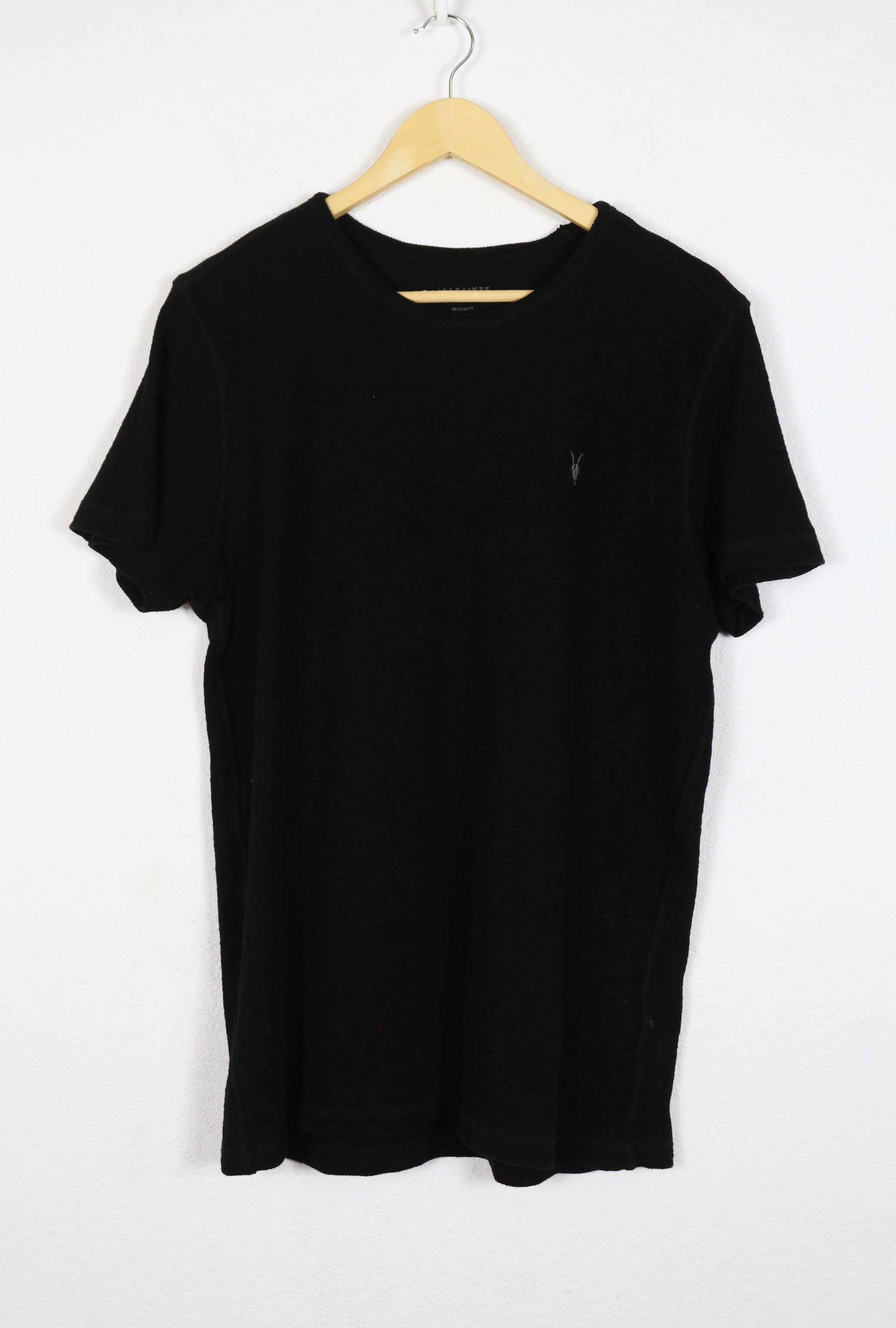 Allsaints ALL SAINTS Logo Muse Waffle Tee T-shirt Size US S / EU 44-46 / 1 - 1 Thumbnail