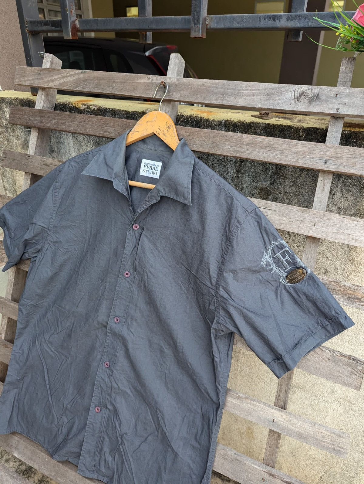 Ferre × Gianfranco Ferre Gianfranco Ferre Studio Shirt Button Up Size US L / EU 52-54 / 3 - 2 Thumbnail