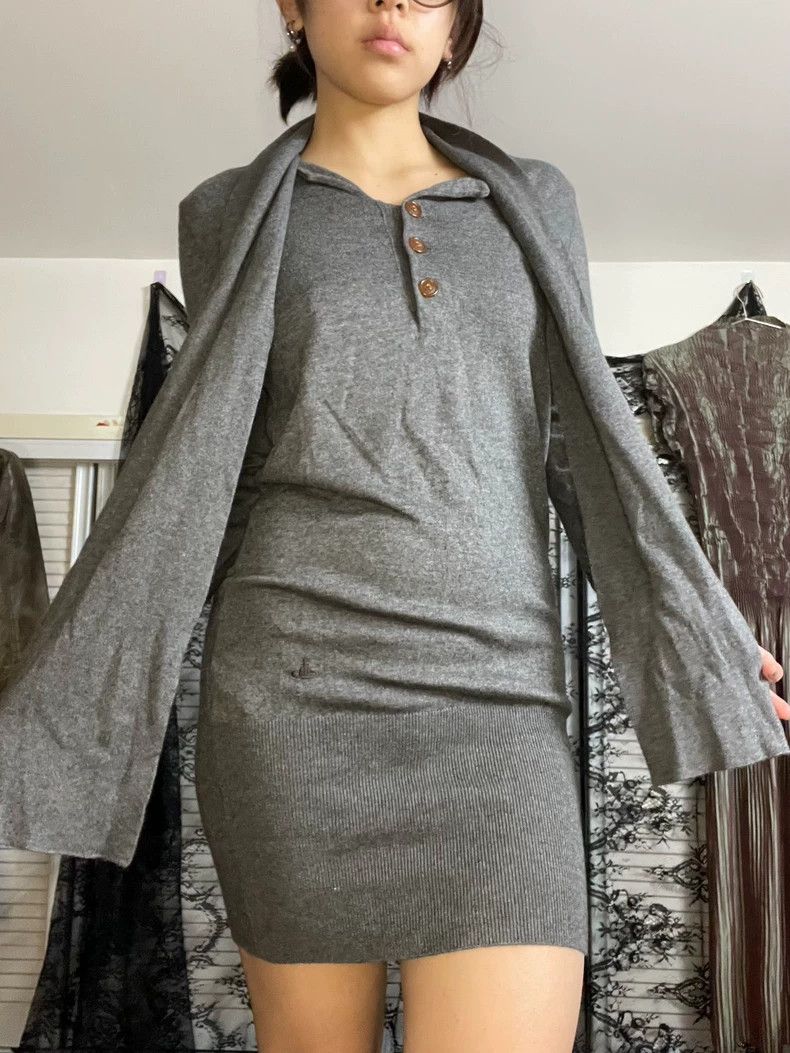 Vivienne Westwood Vivienne Westwood A knitted dress with a tie Size M / US 6-8 / IT 42-44 - 2 Thumbnail